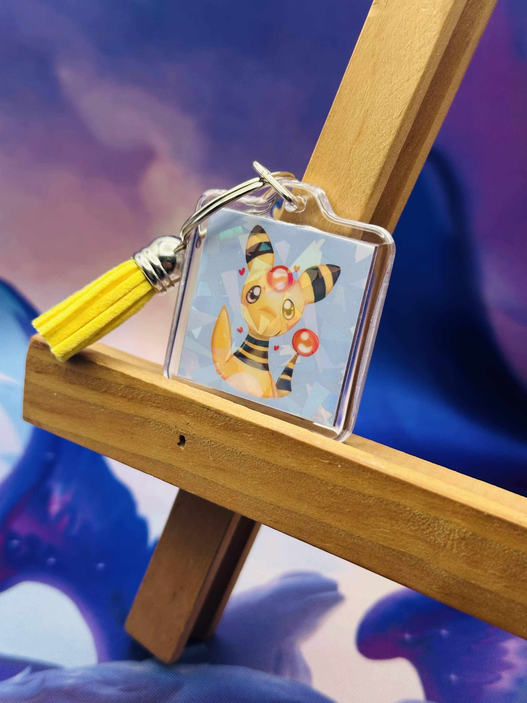 Ampharos - Keychain 💜