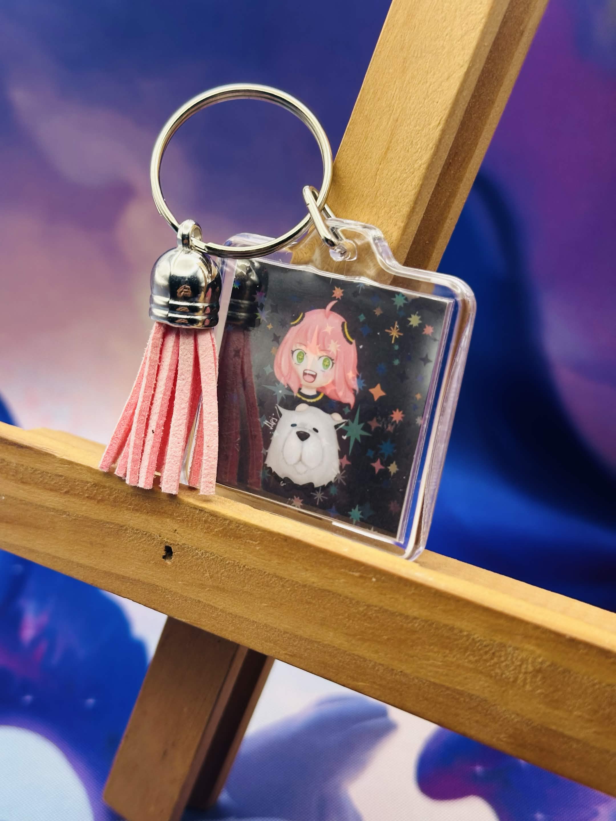 Anya and Bond - Keychain 💜
