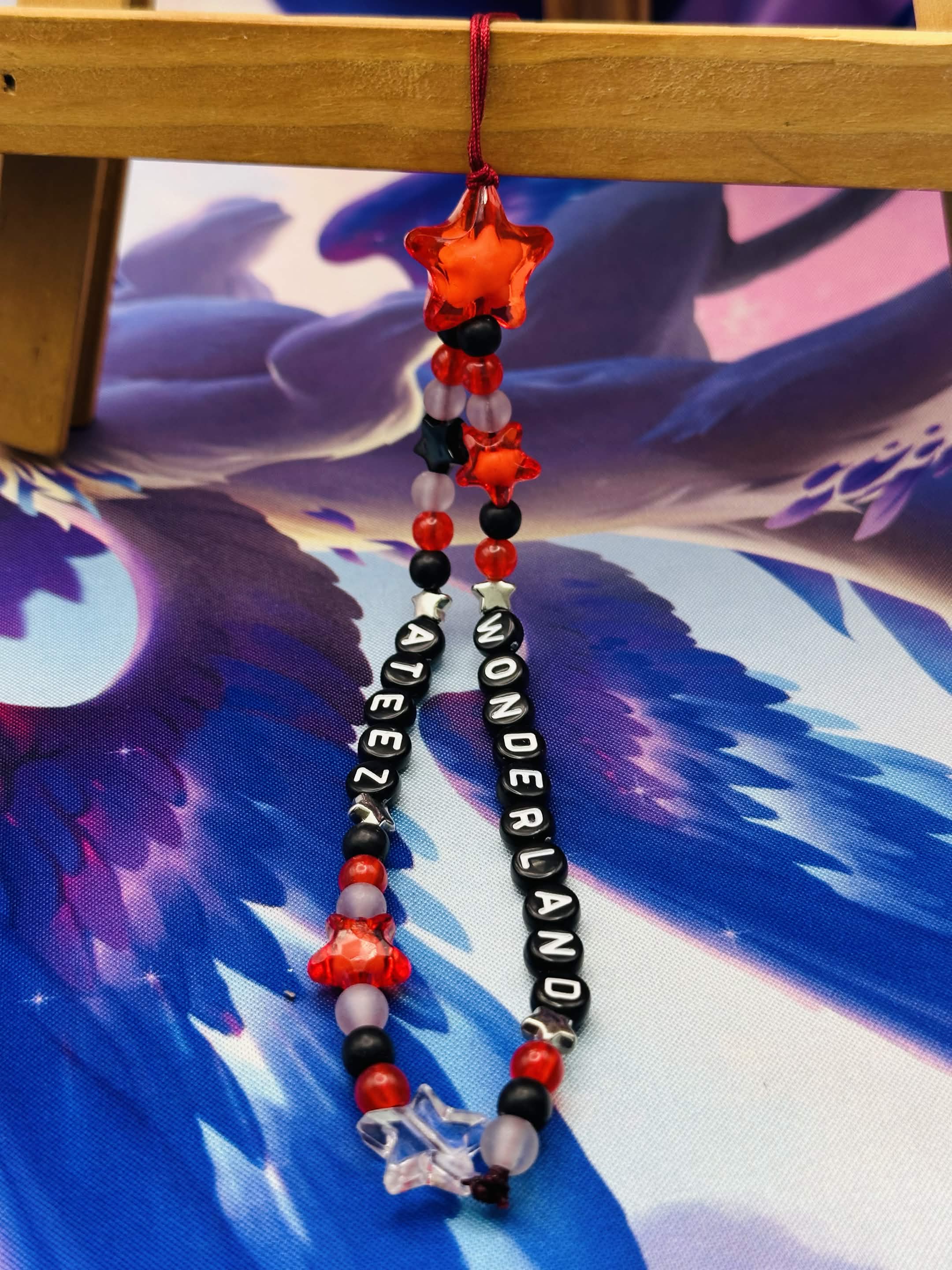 Wonderland Ateez Beaded Phone Charm 🌟