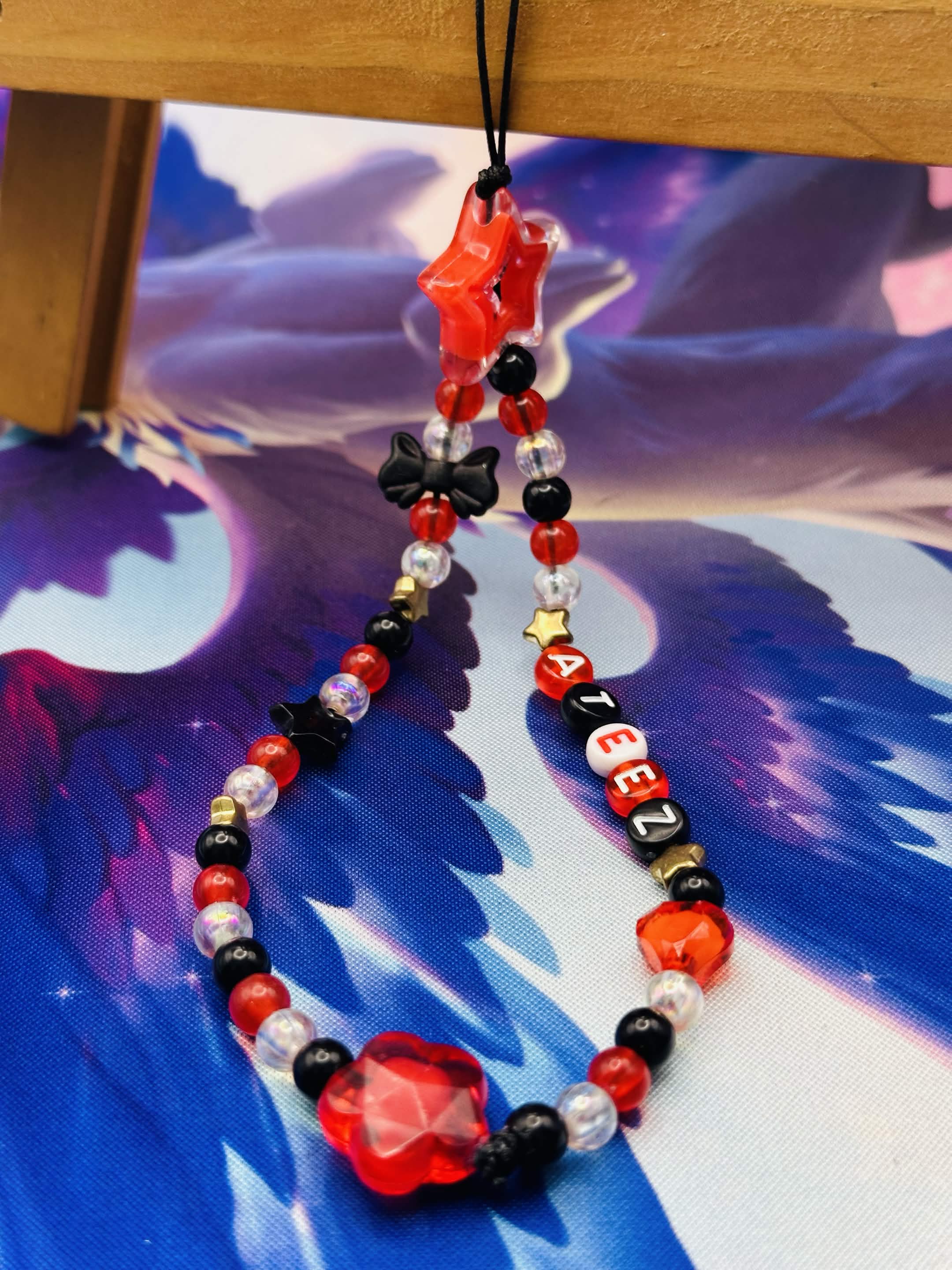 Ateez Beaded Phone Charm 🌟