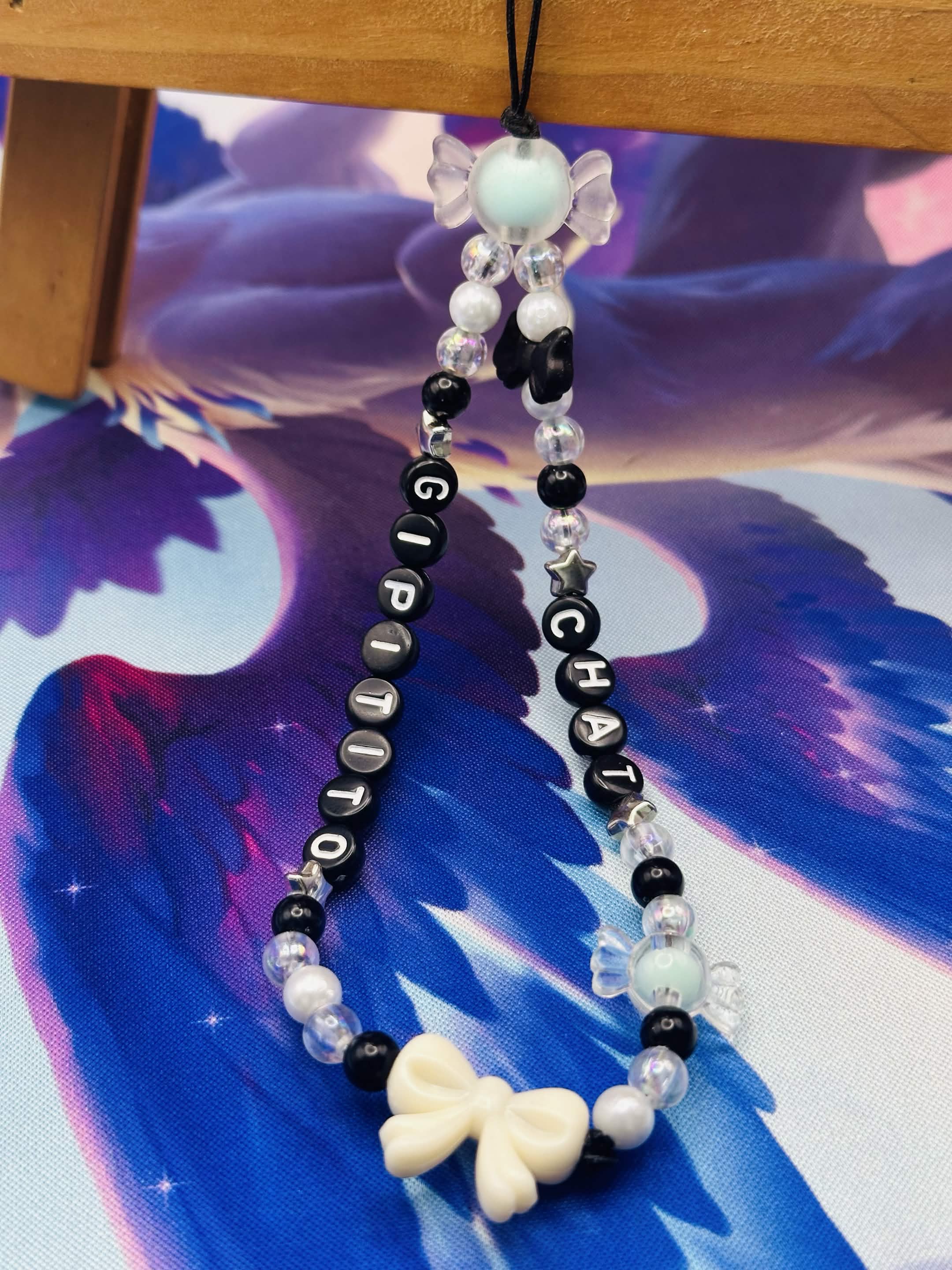 BTS - Chat Gipitito Beaded Phone Charm 🌟
