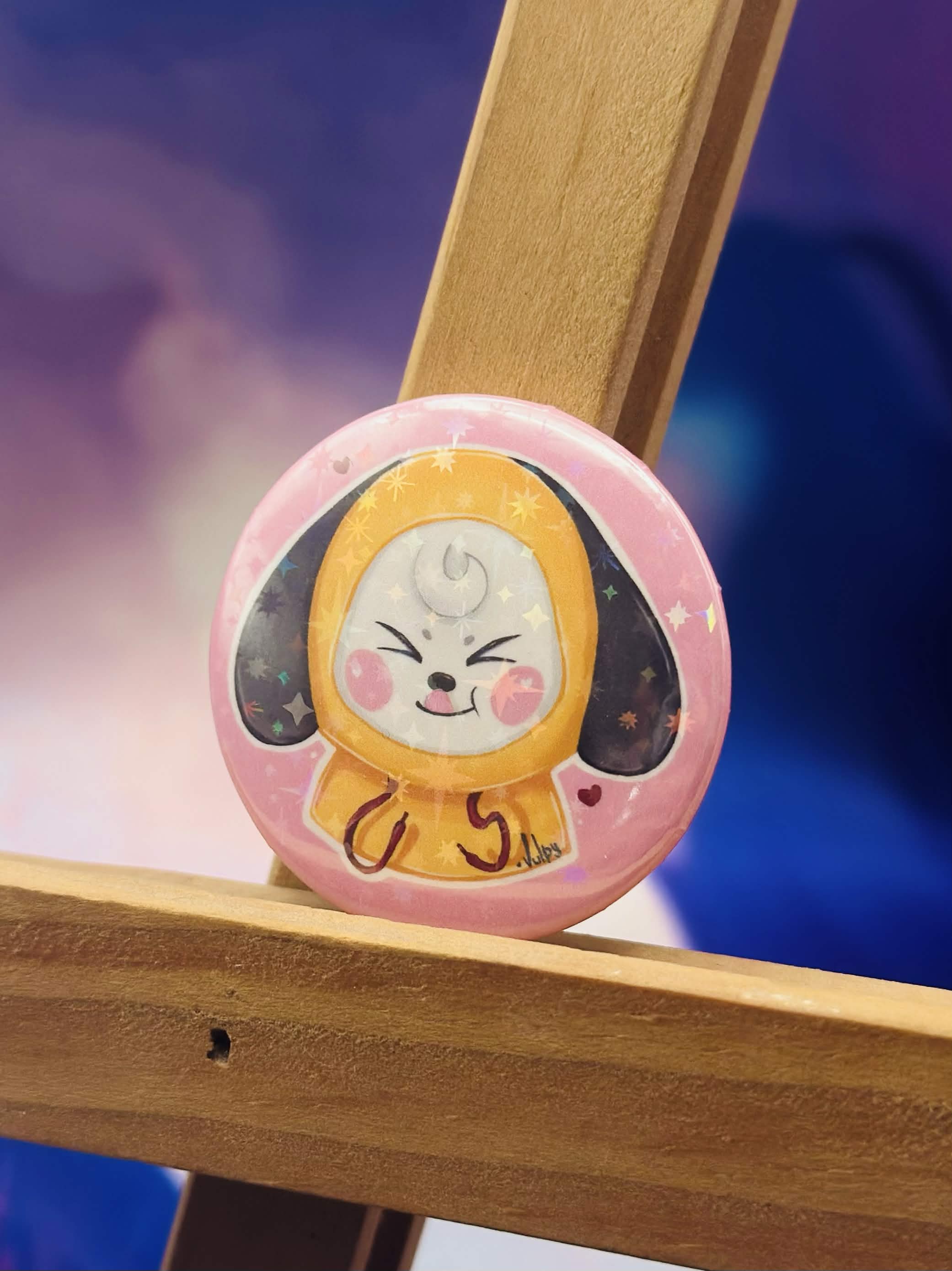 Chimmy - Button Pin - BTS 💜