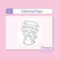 Printable Tony Tony Chopper Coloring Page