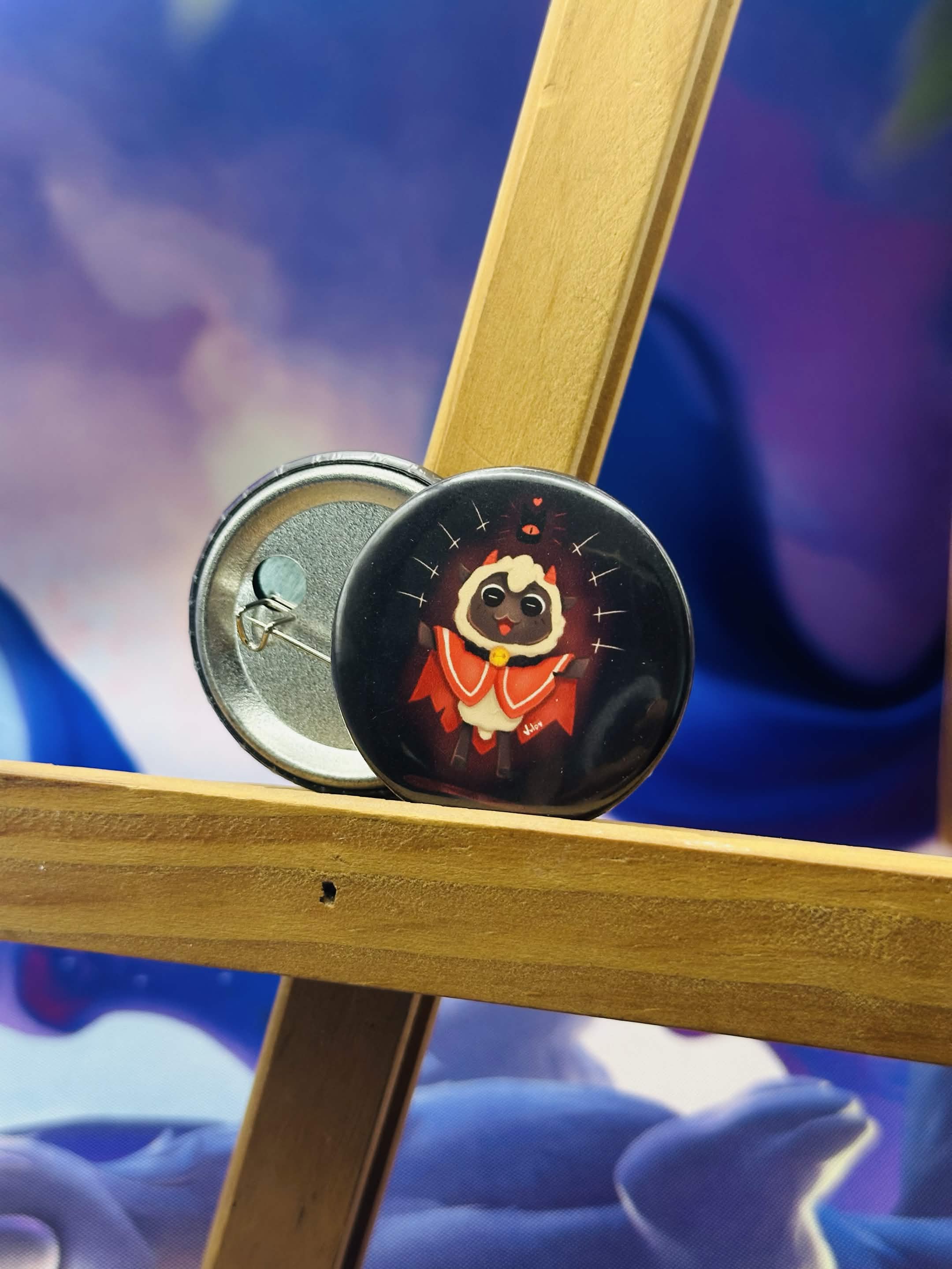 Cult of the Lamb - Button Pin 💜
