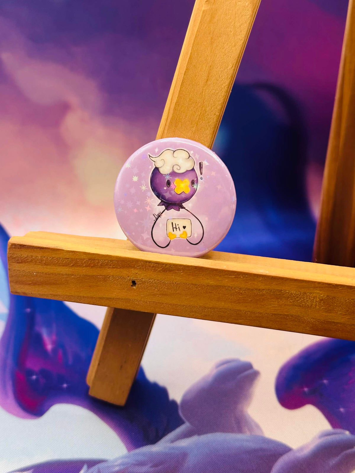 Drifloon - Button Pin 💜