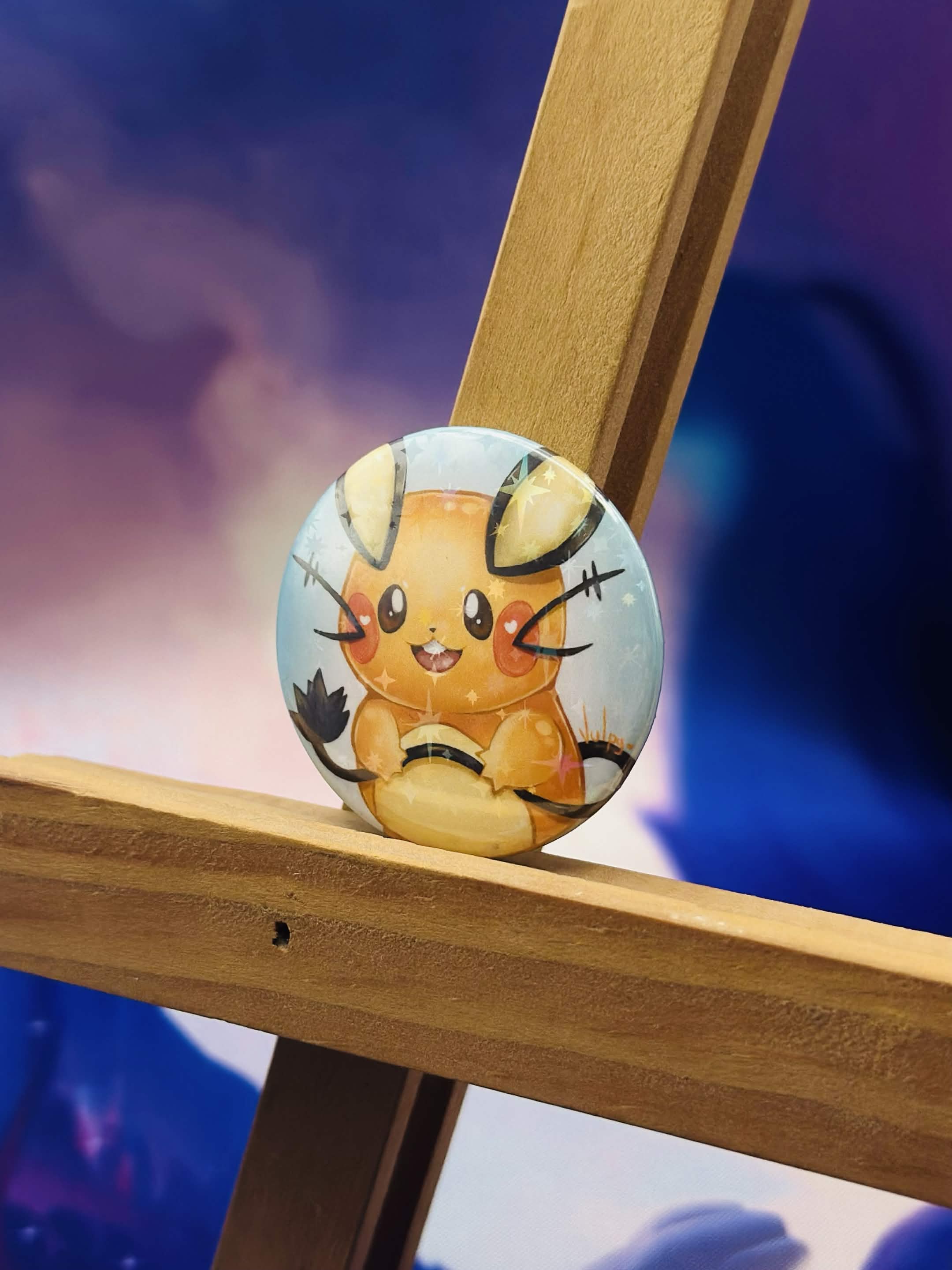 Dedenne - Button Pin 💛