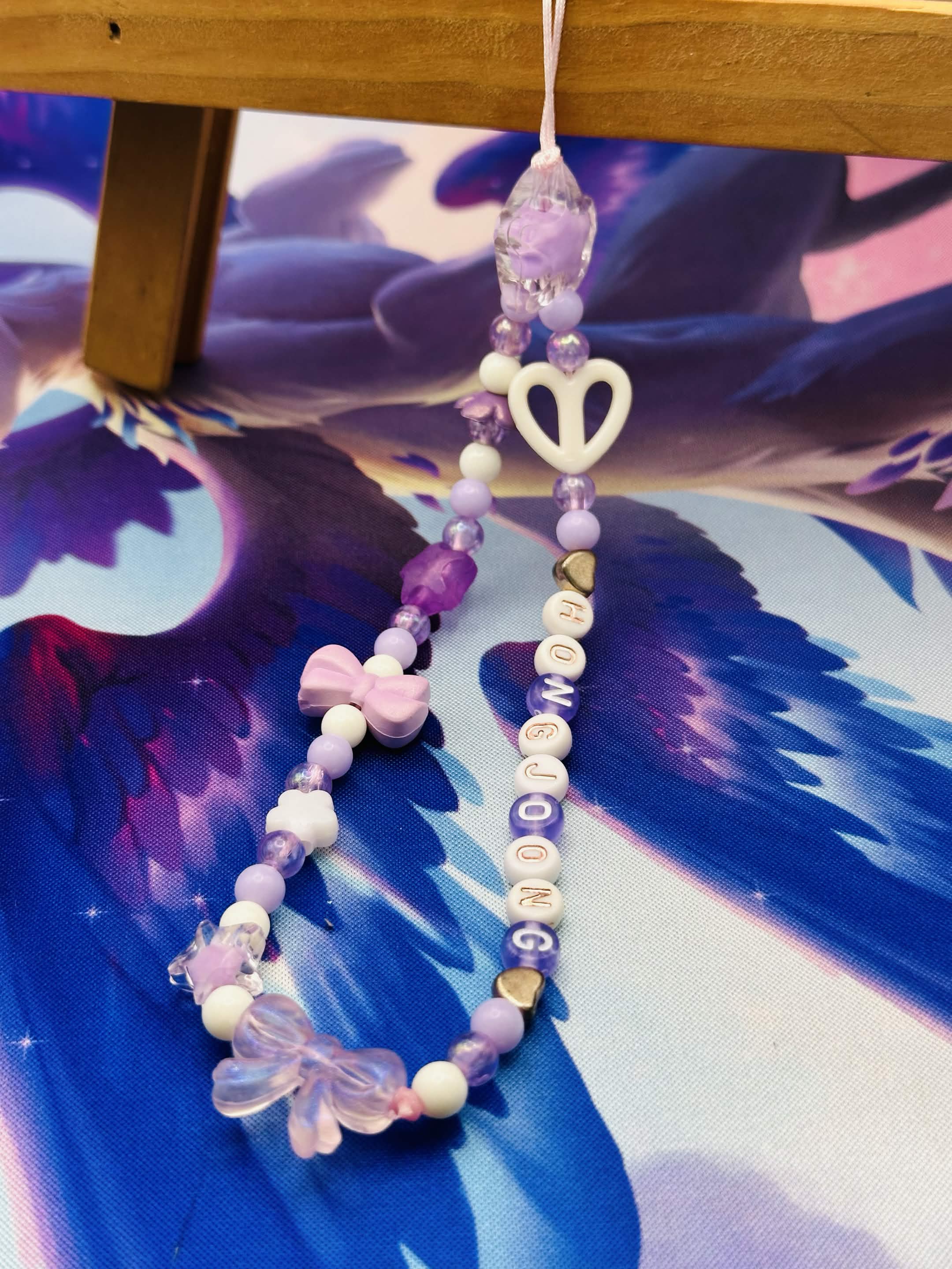 Hongjoong Beaded Phone Charm 🌟