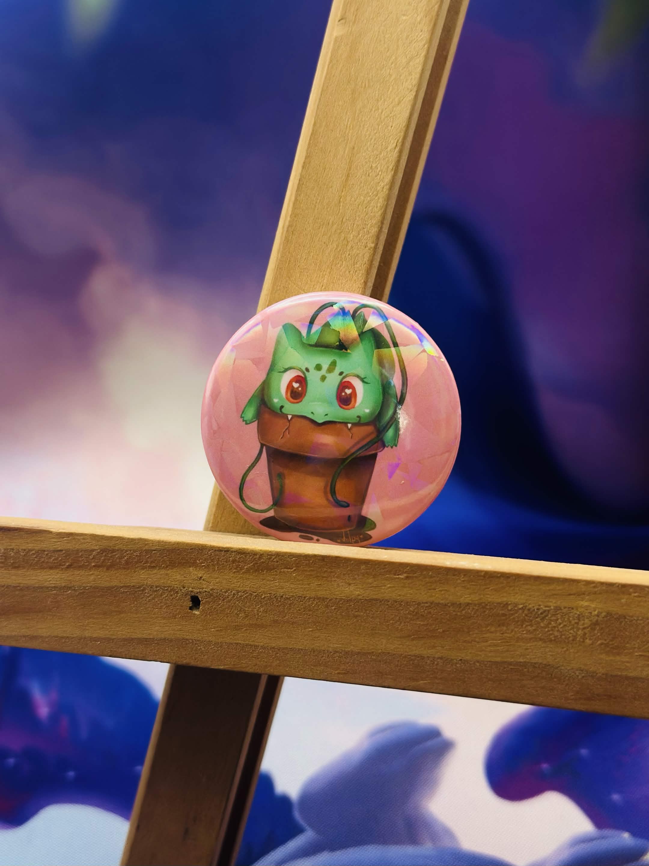 Bulbasaur - Button Pin 💜