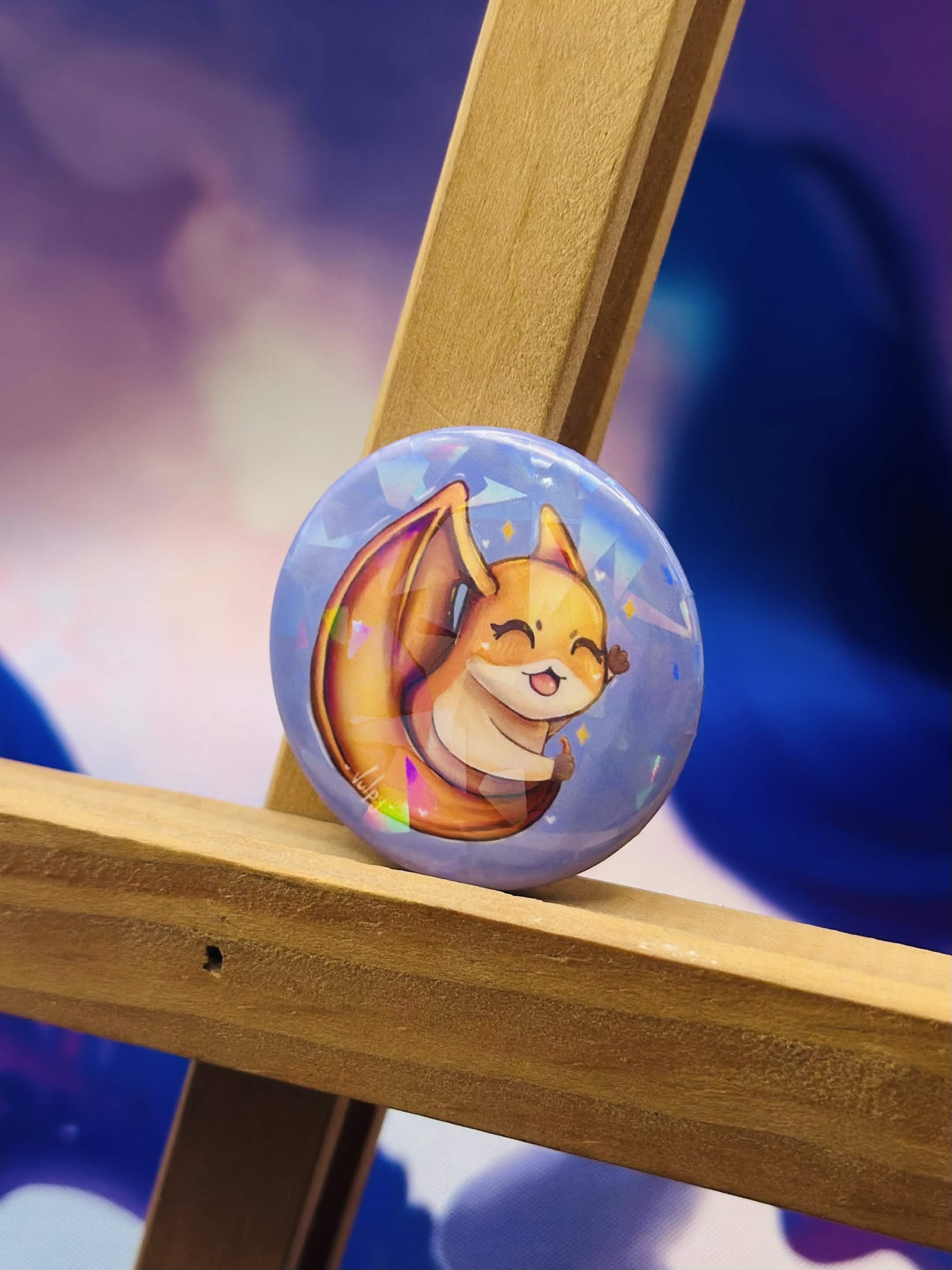 Patamon - Button Pin 💜