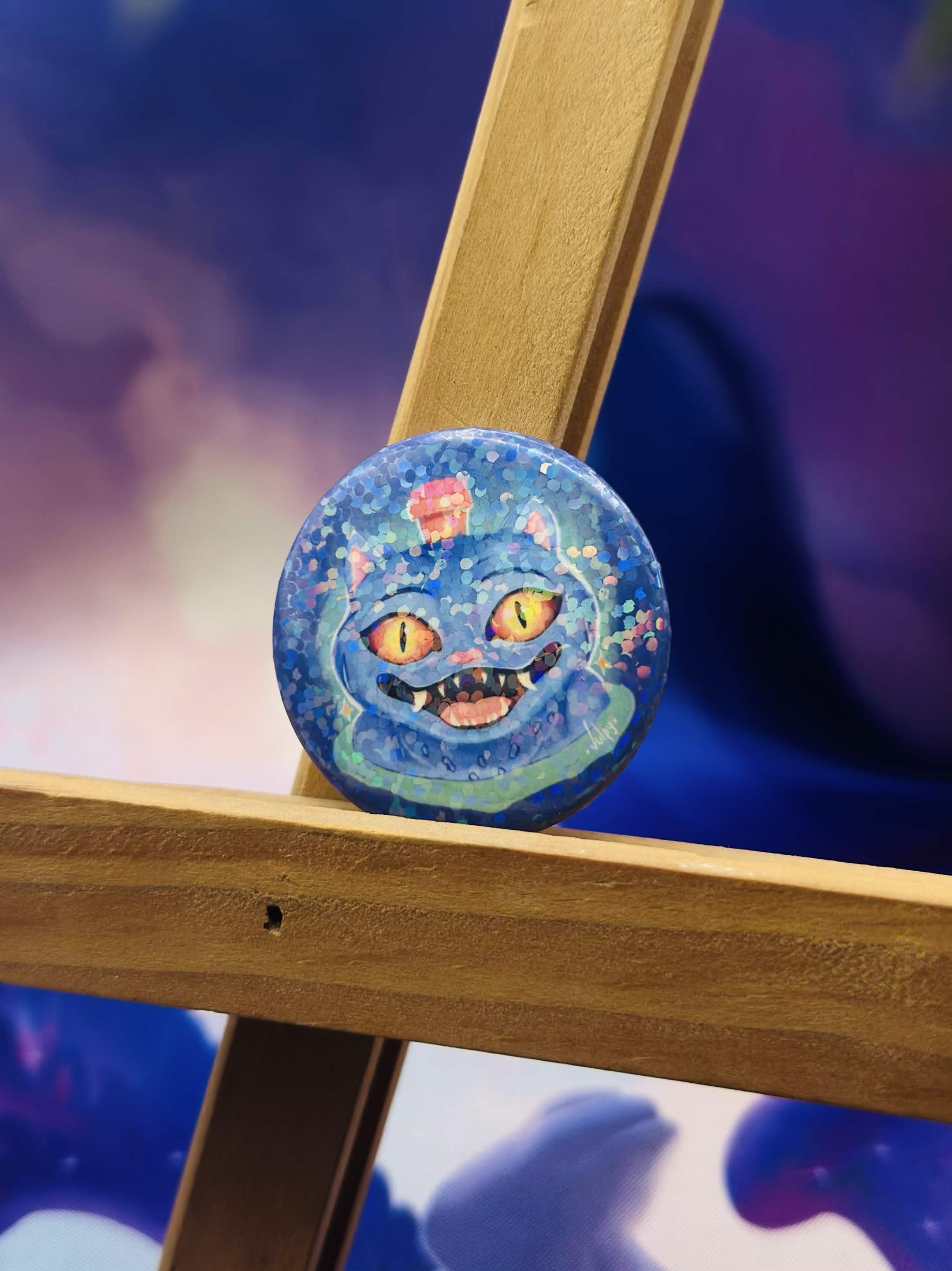 Derpy - Button Pin 💜