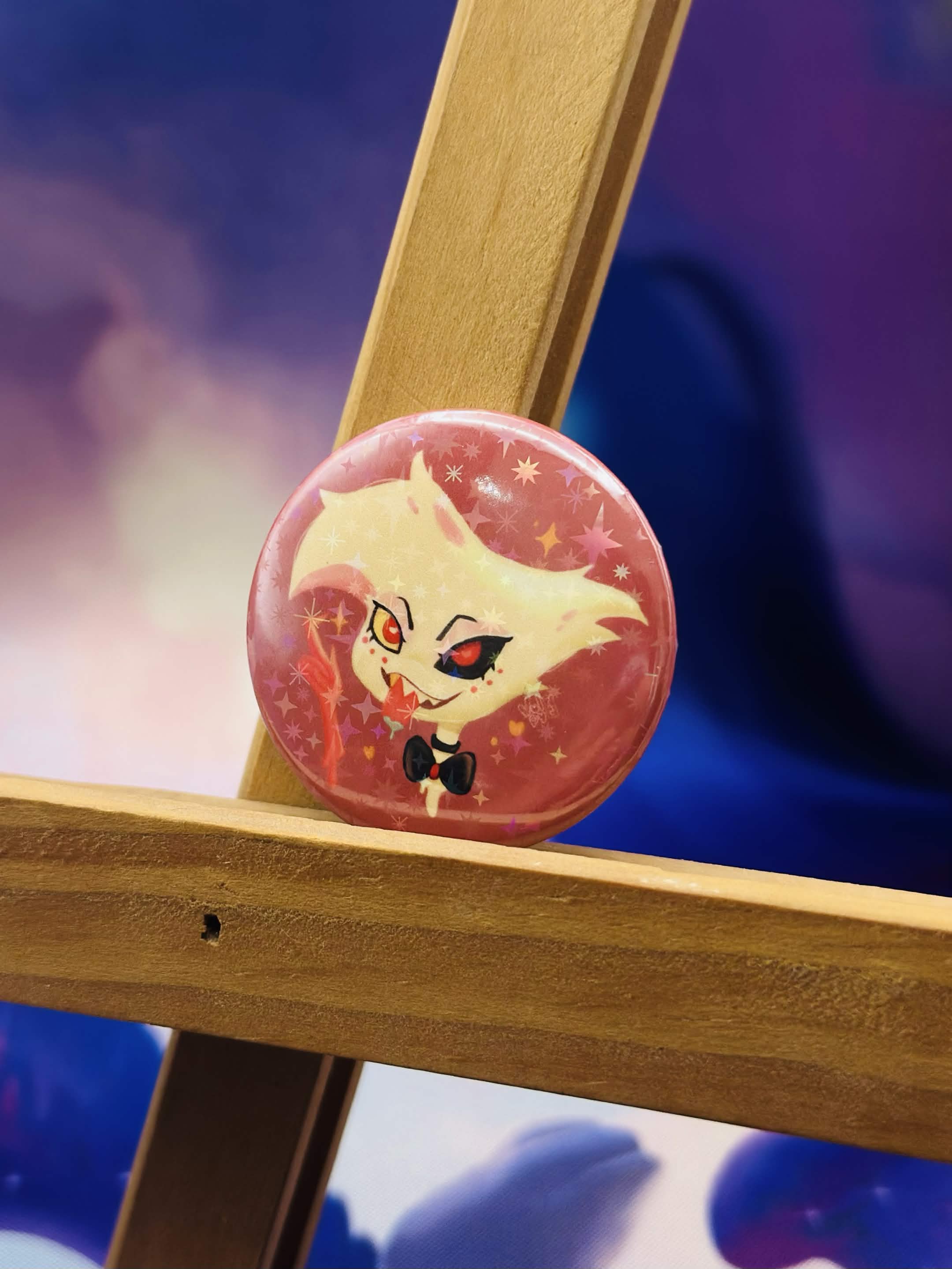 Angel Dust - Button Pin 💜