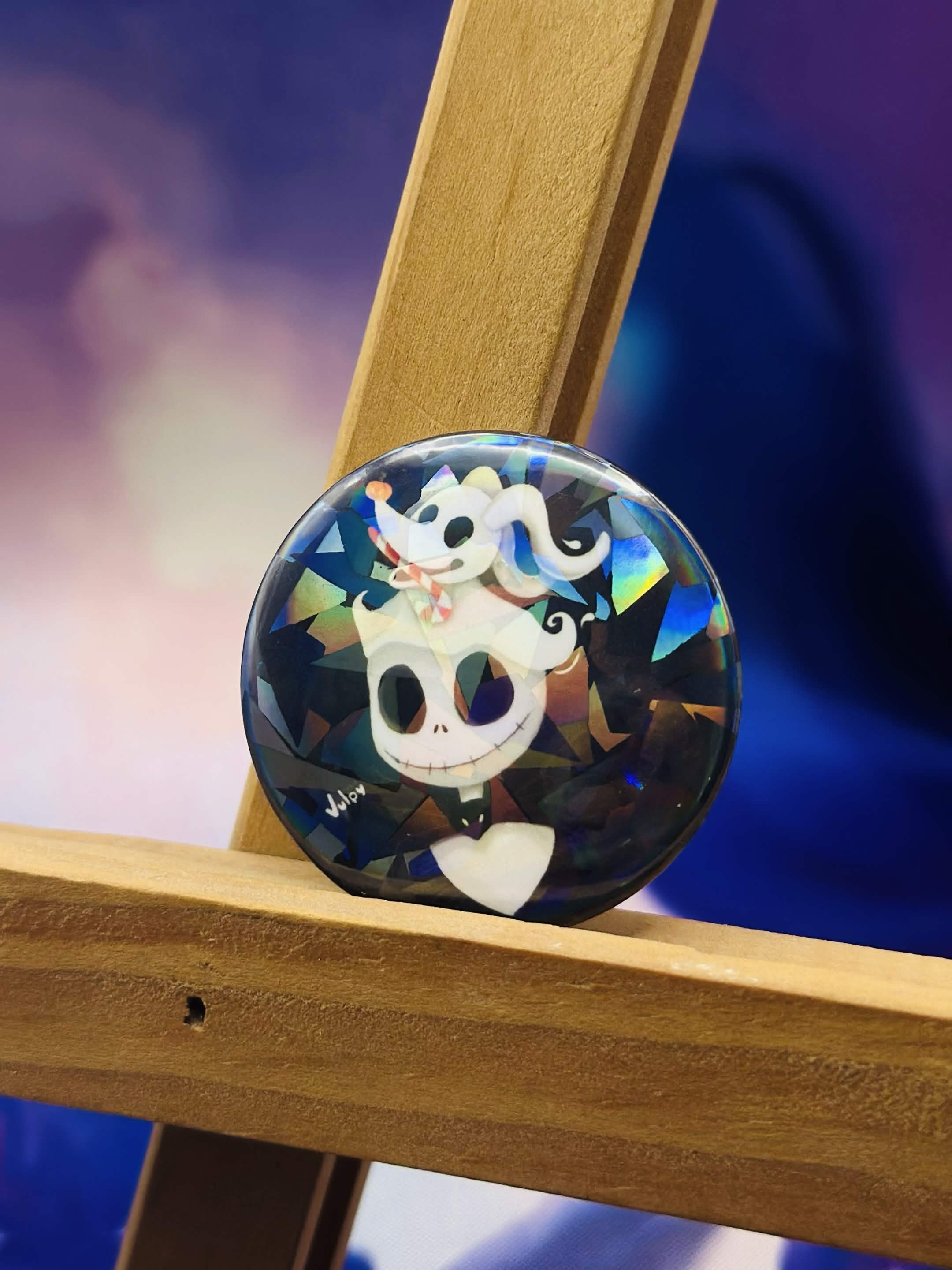 Jack Skellington - Button Pin 💜