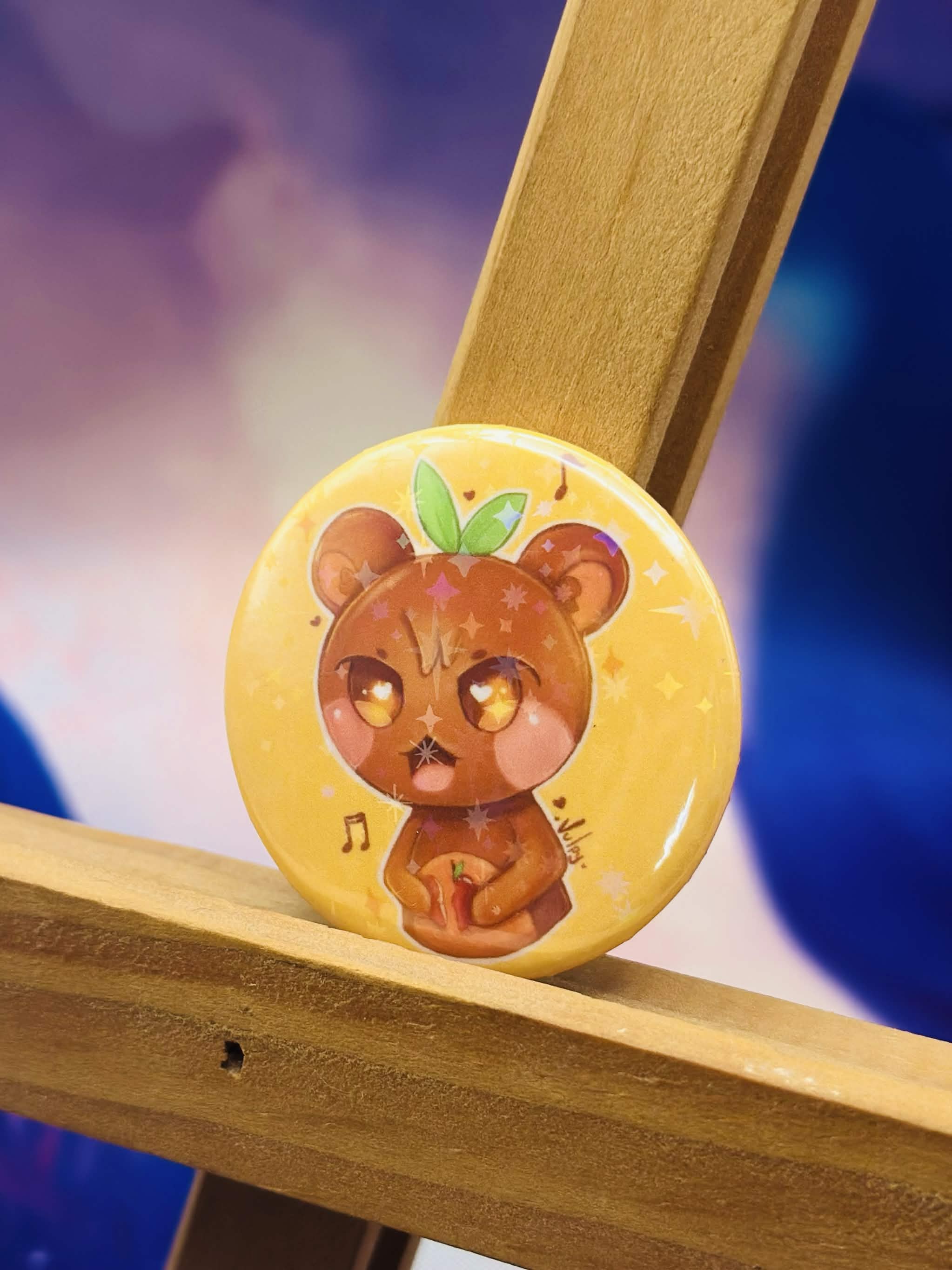 JJONGbear - Button Pin 💜