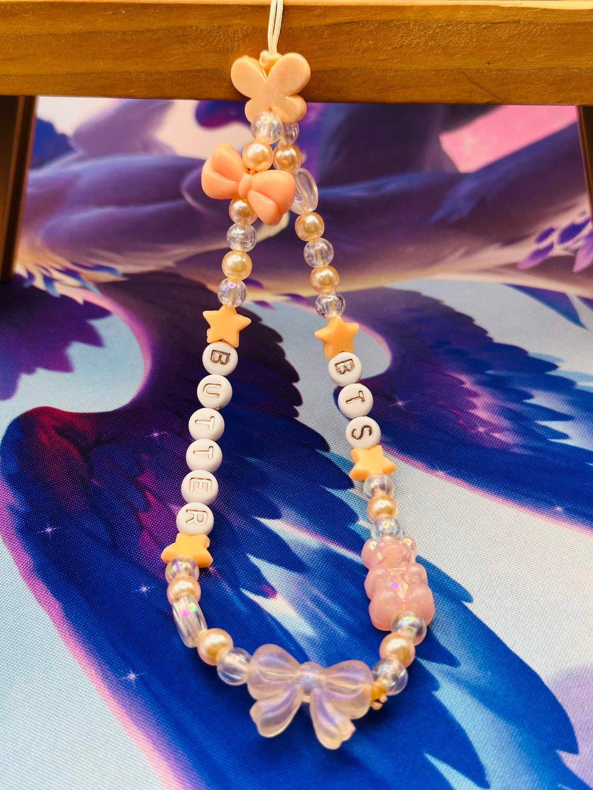 BTS Butter Beaded Phone Charm 🌟