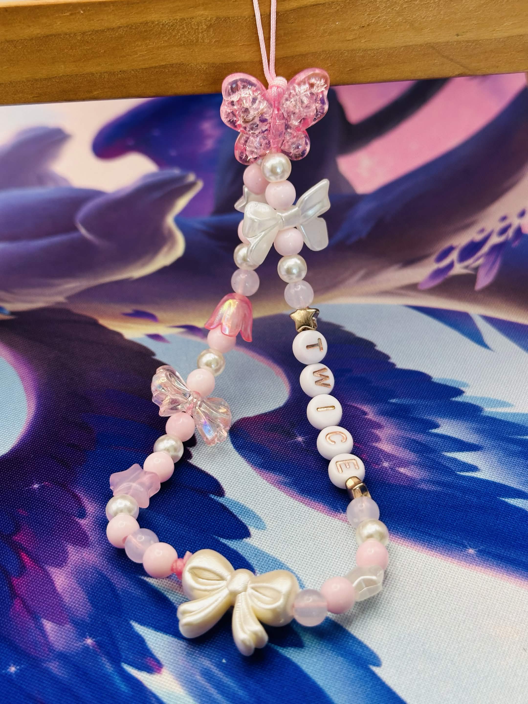 Twice Beaded Phone Charm 🌟