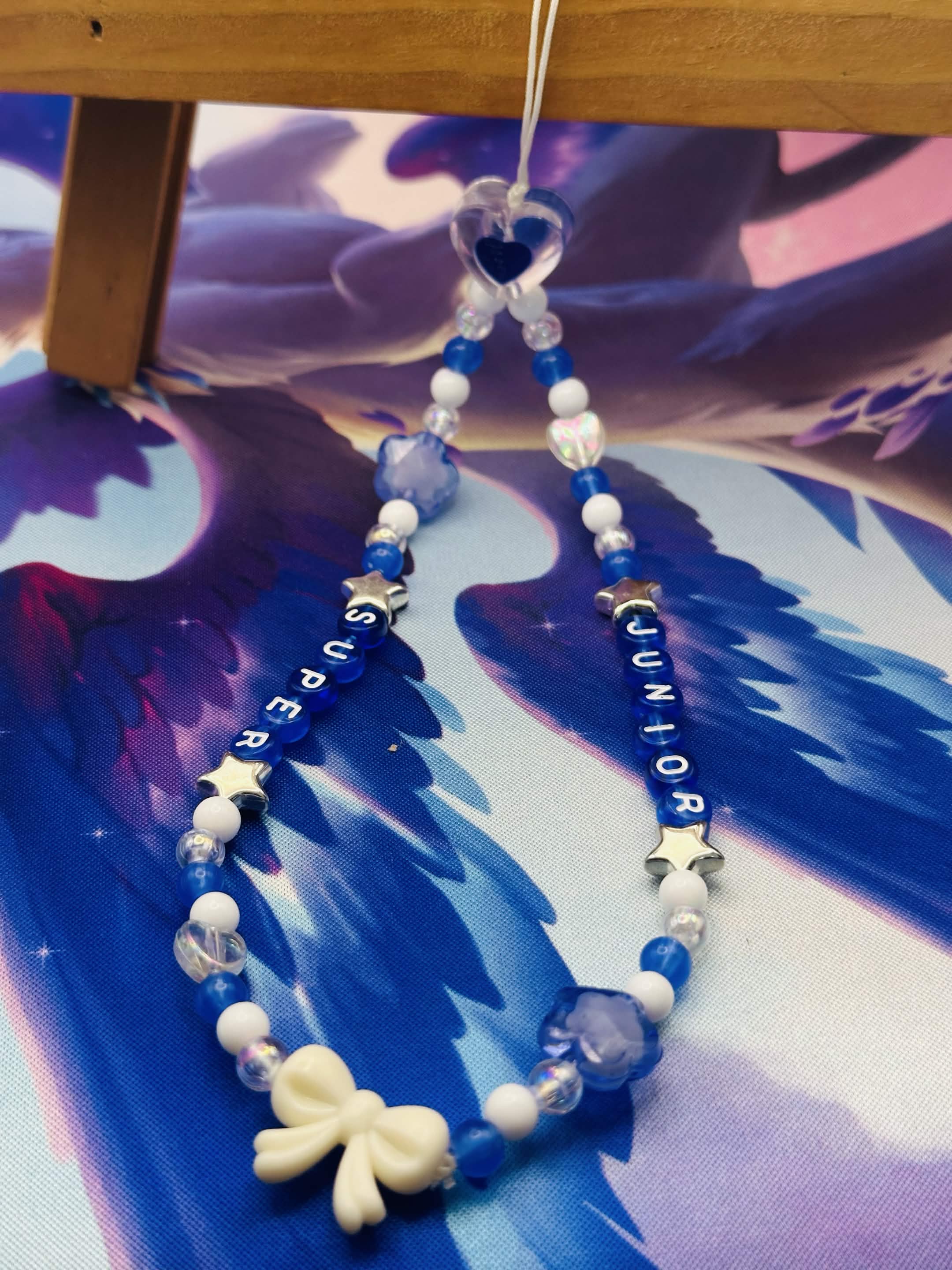 Super Junior Beaded Phone Charm 🌟