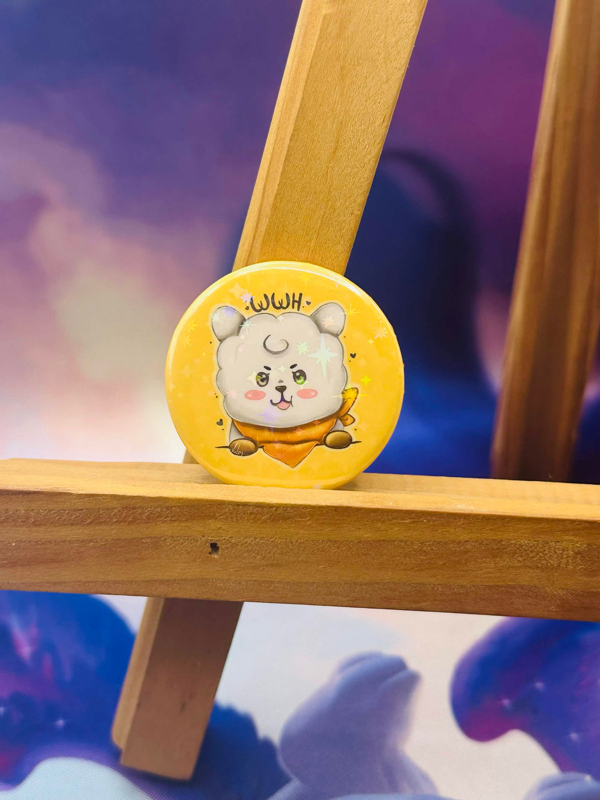 RJ - Button Pin 💜