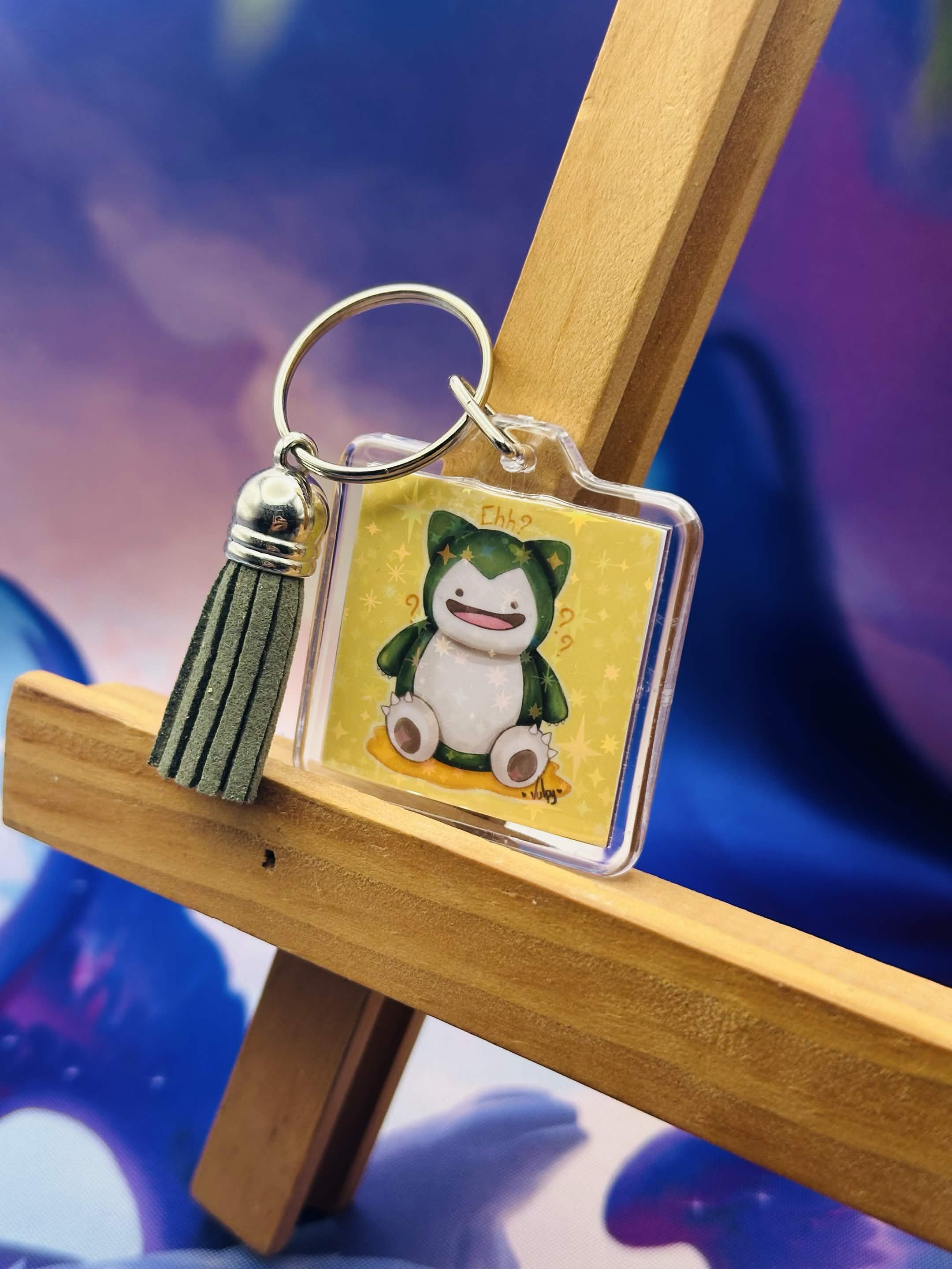 Snorlax Ditto - Keychain 💜