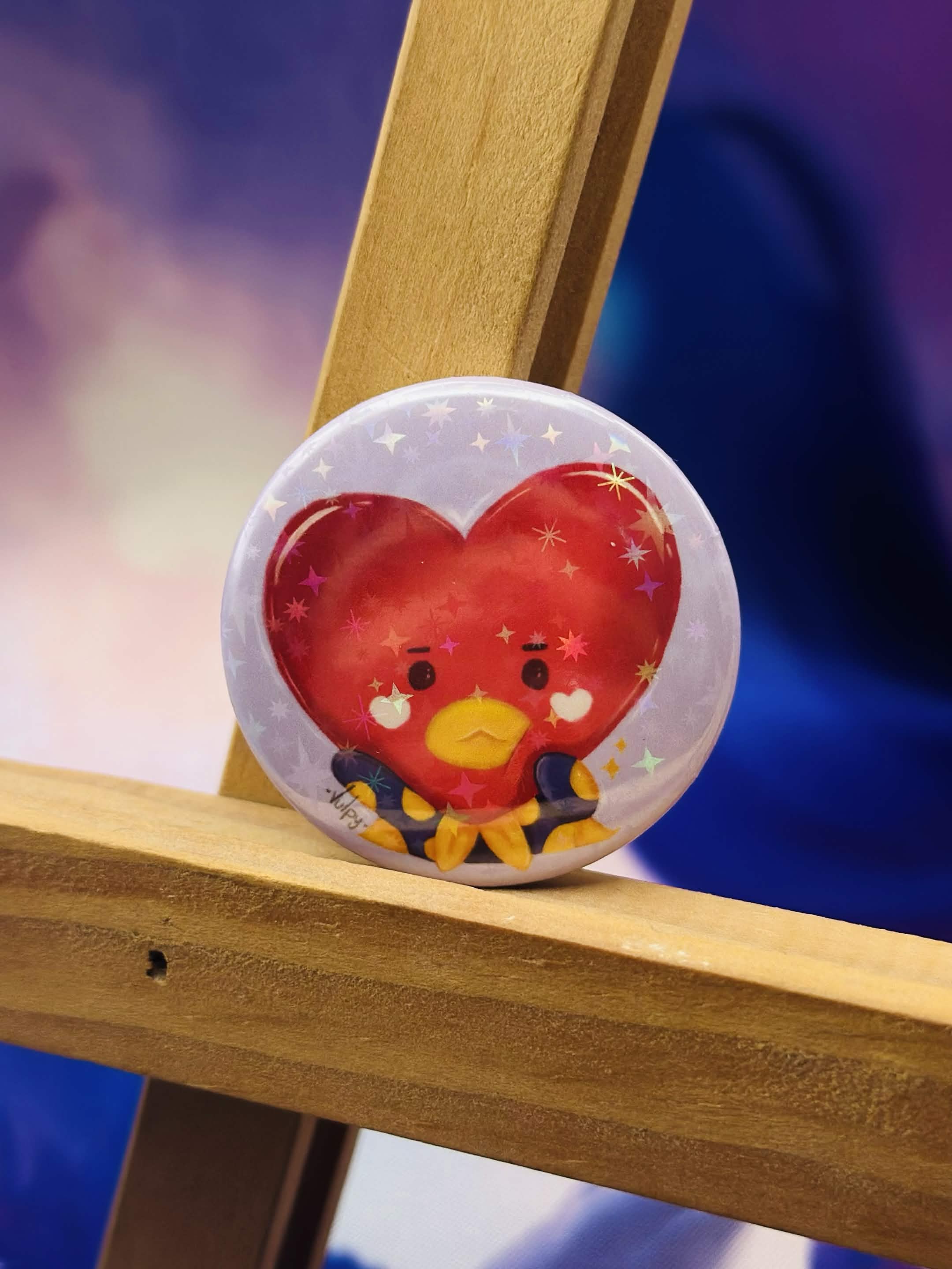 Tata - Button Pin - BTS 💜