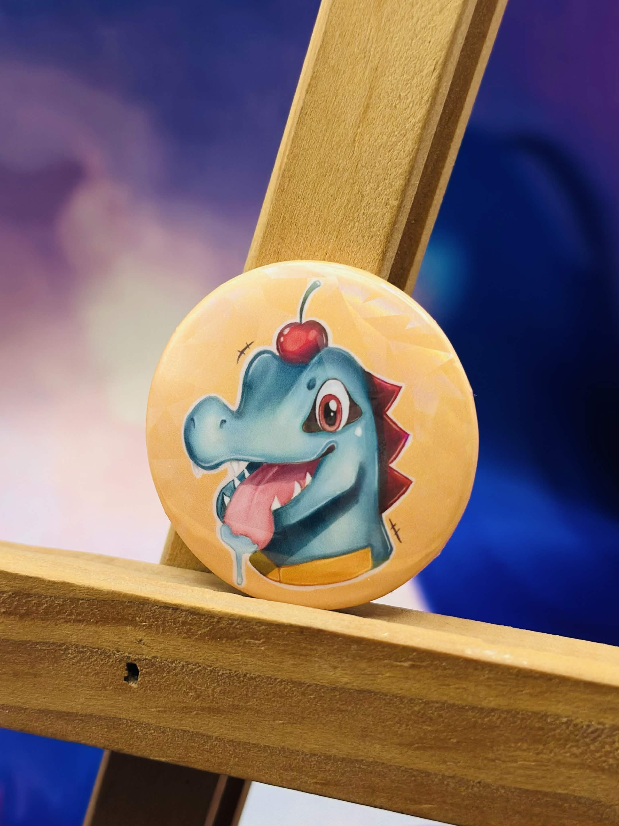 Totodile - Button Pin 🩵
