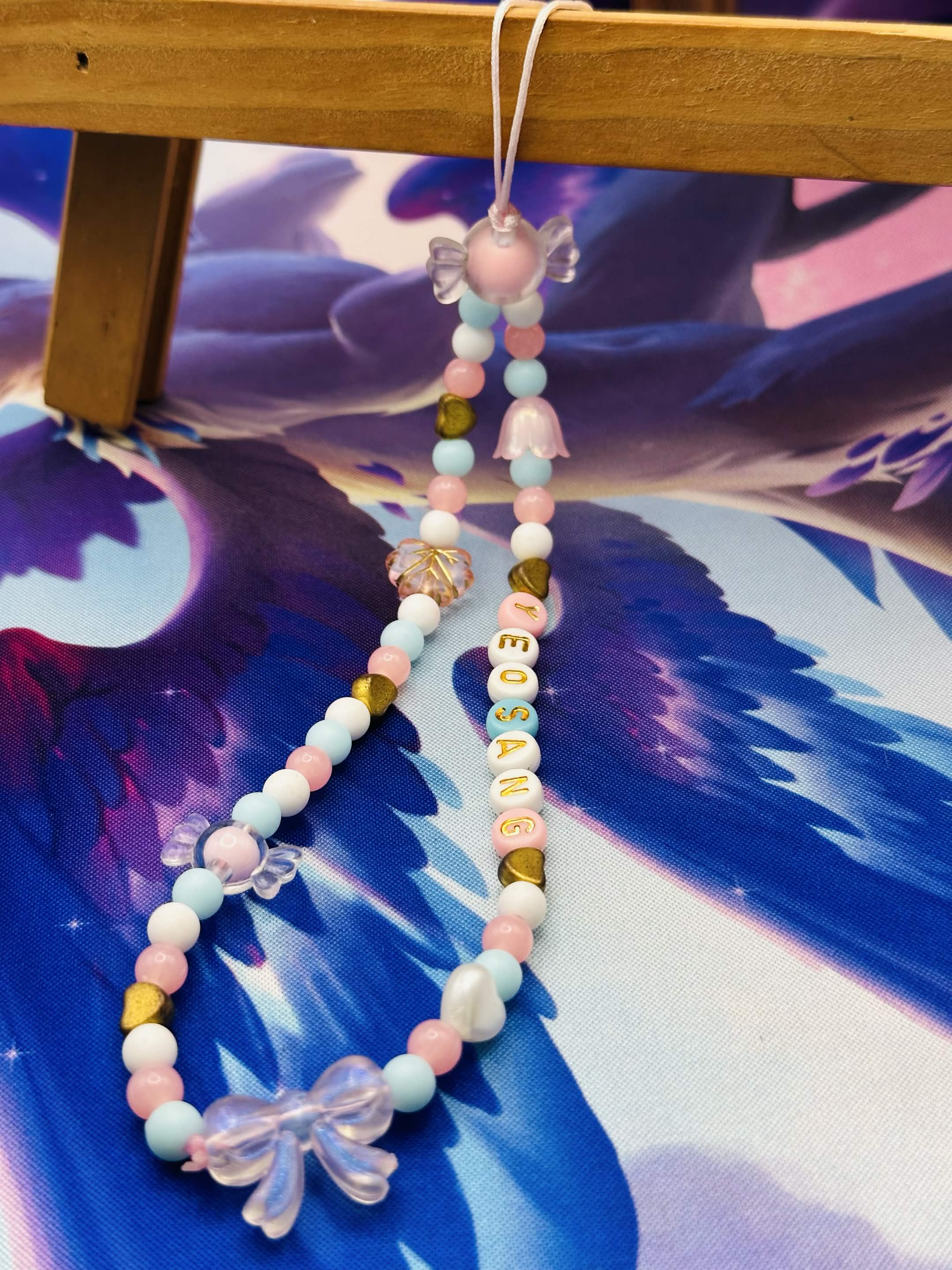 Yeosang Beaded Phone Charm 🌟