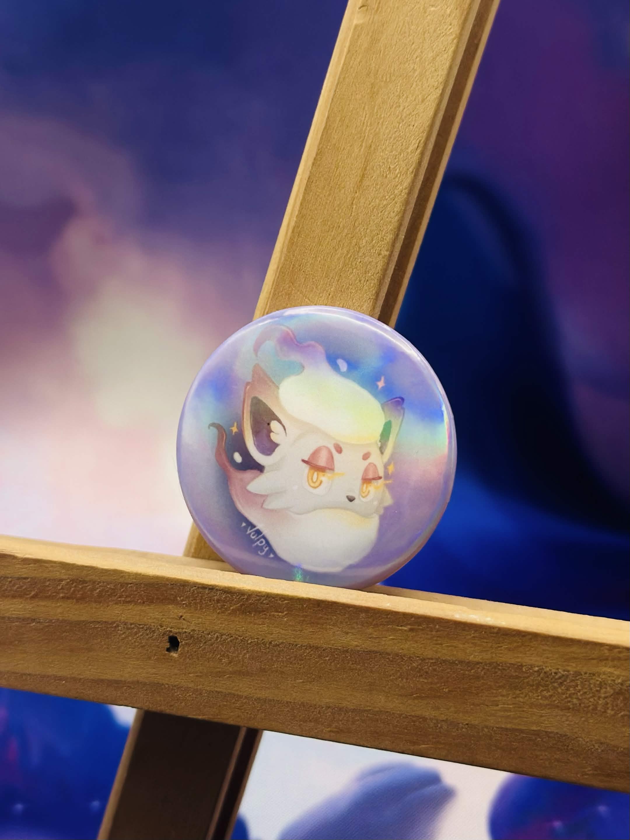 Button Pin - Zorua Hisui 💜