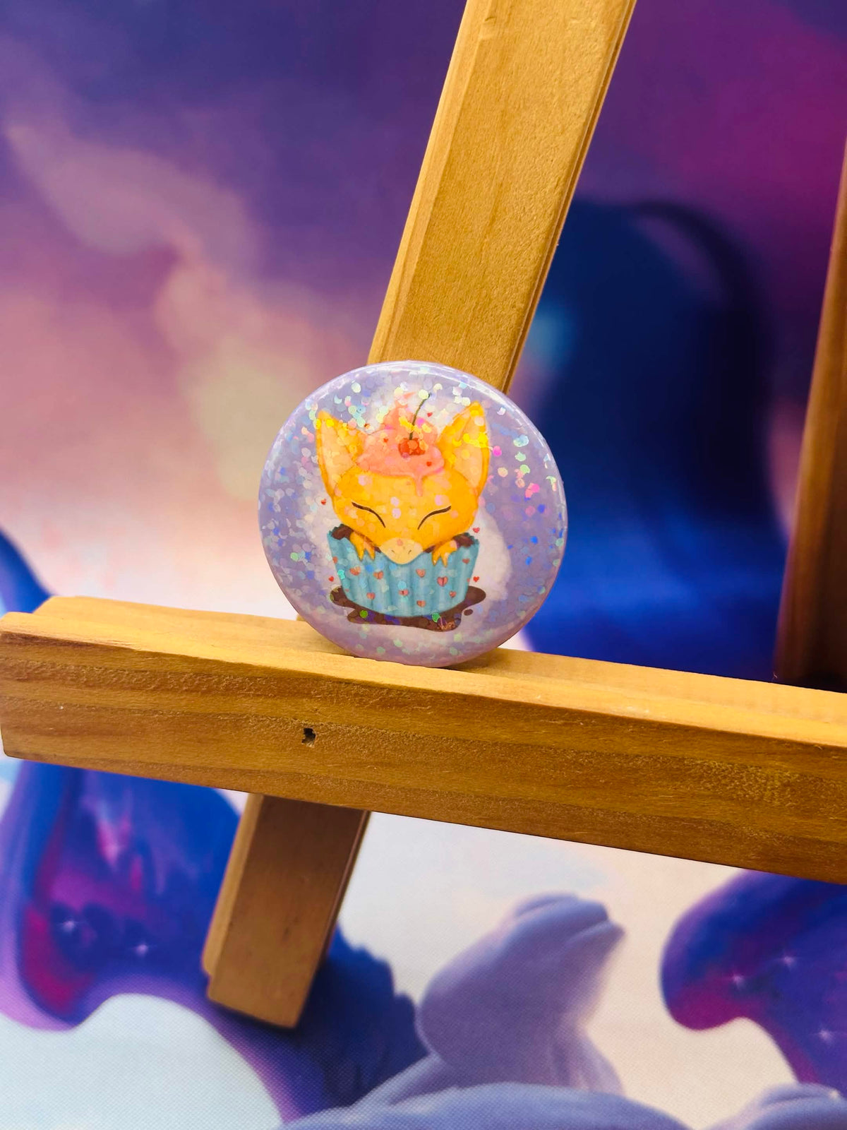 Abra - Button Pin 💜