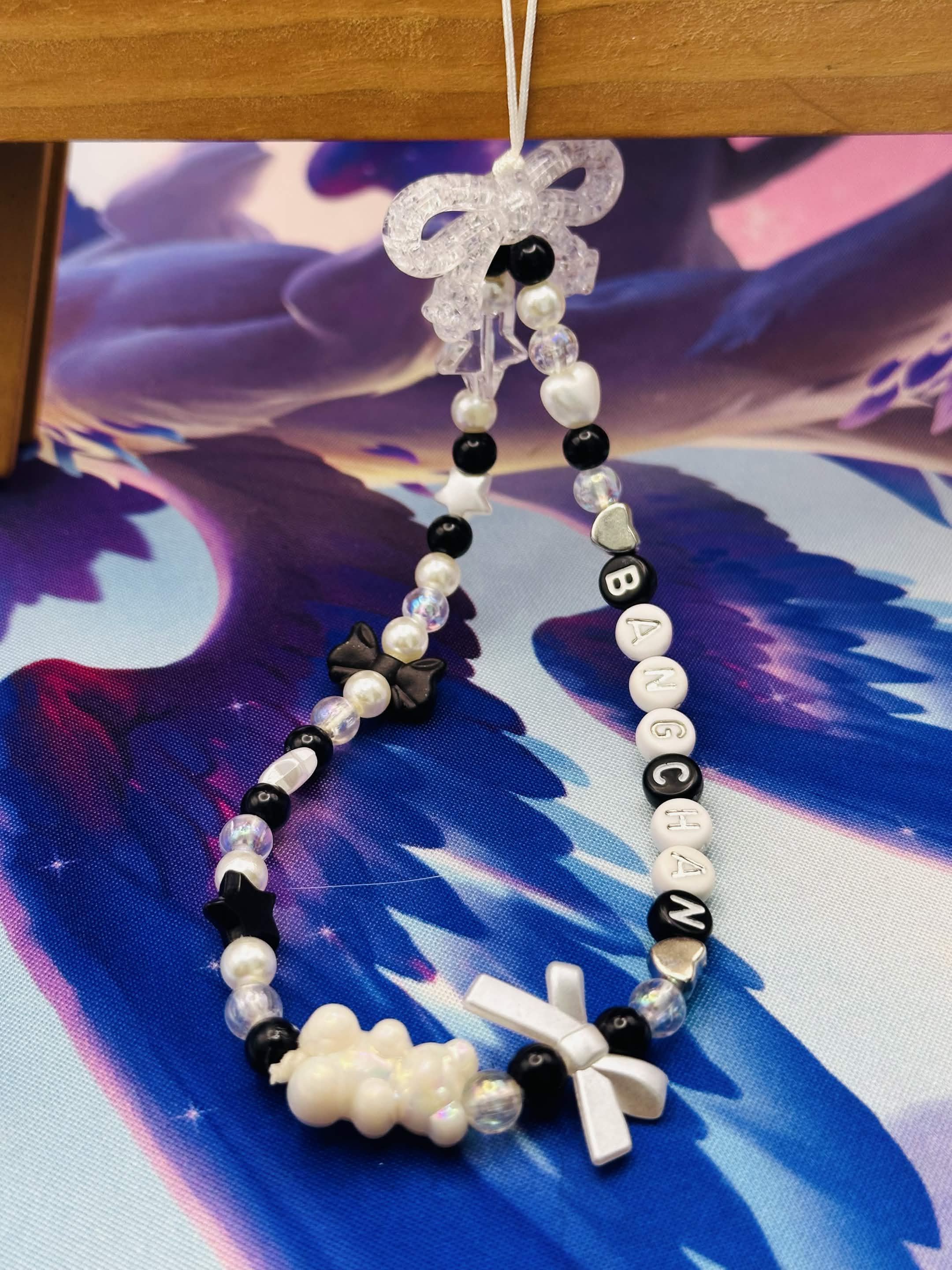 Bangchan Beaded Phone Charm 🌟