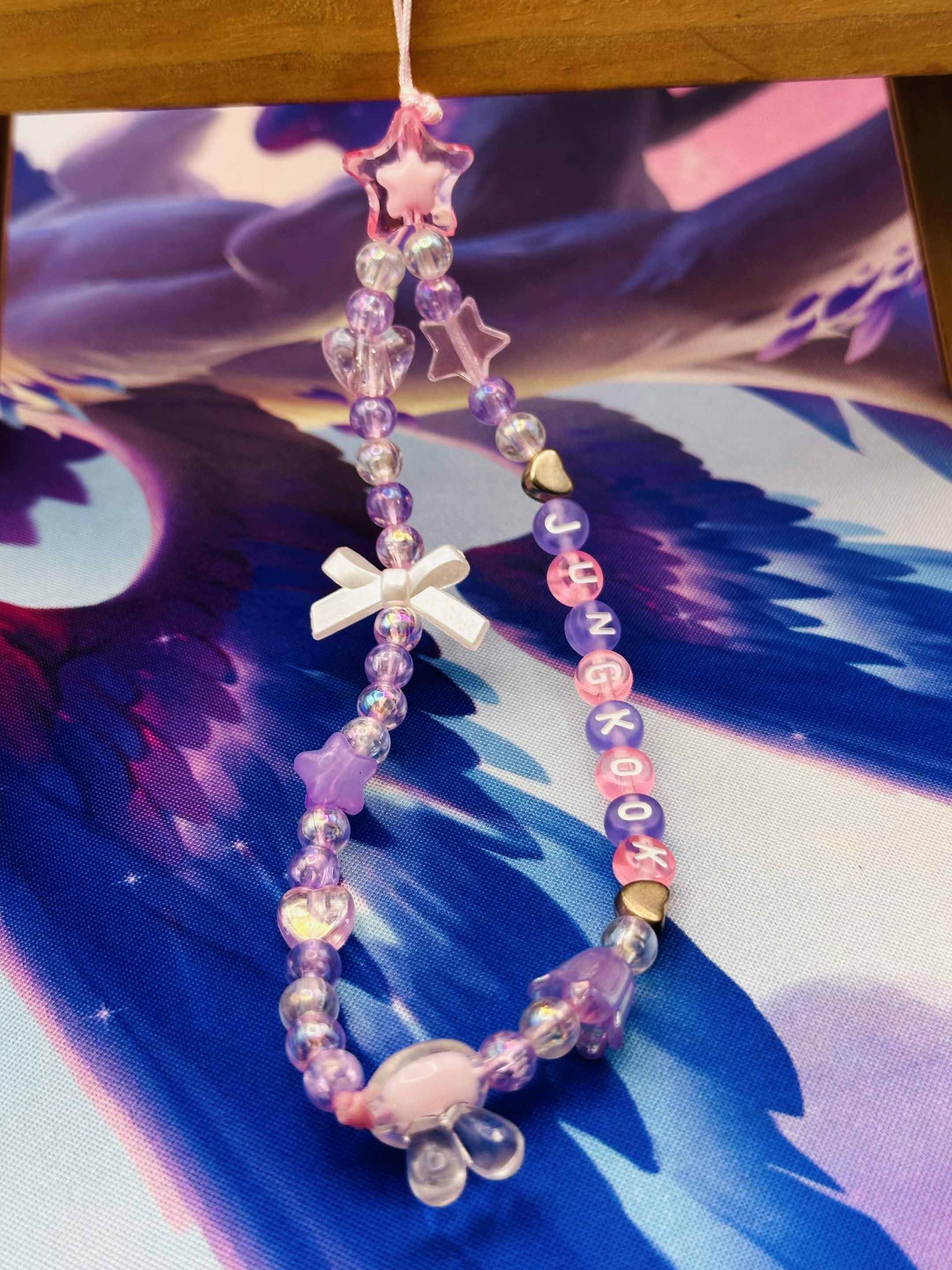 BTS - Jungkook Beaded Phone Charm 🌟