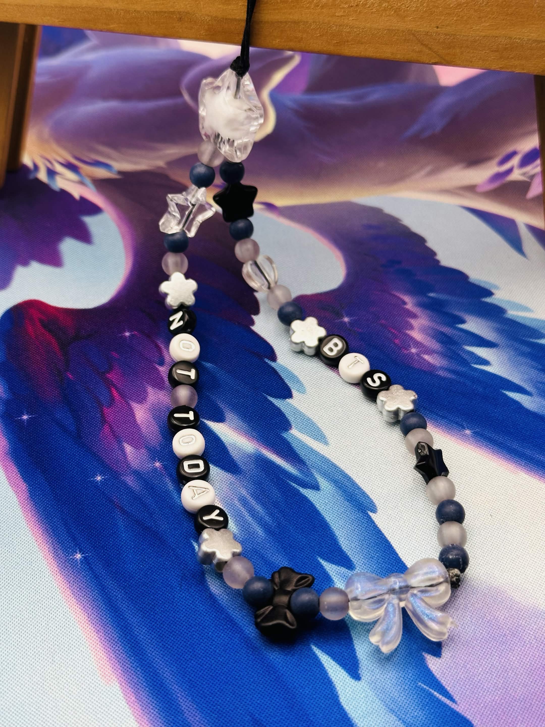 BTS - Not Today Beaded Phone Charm 🌟