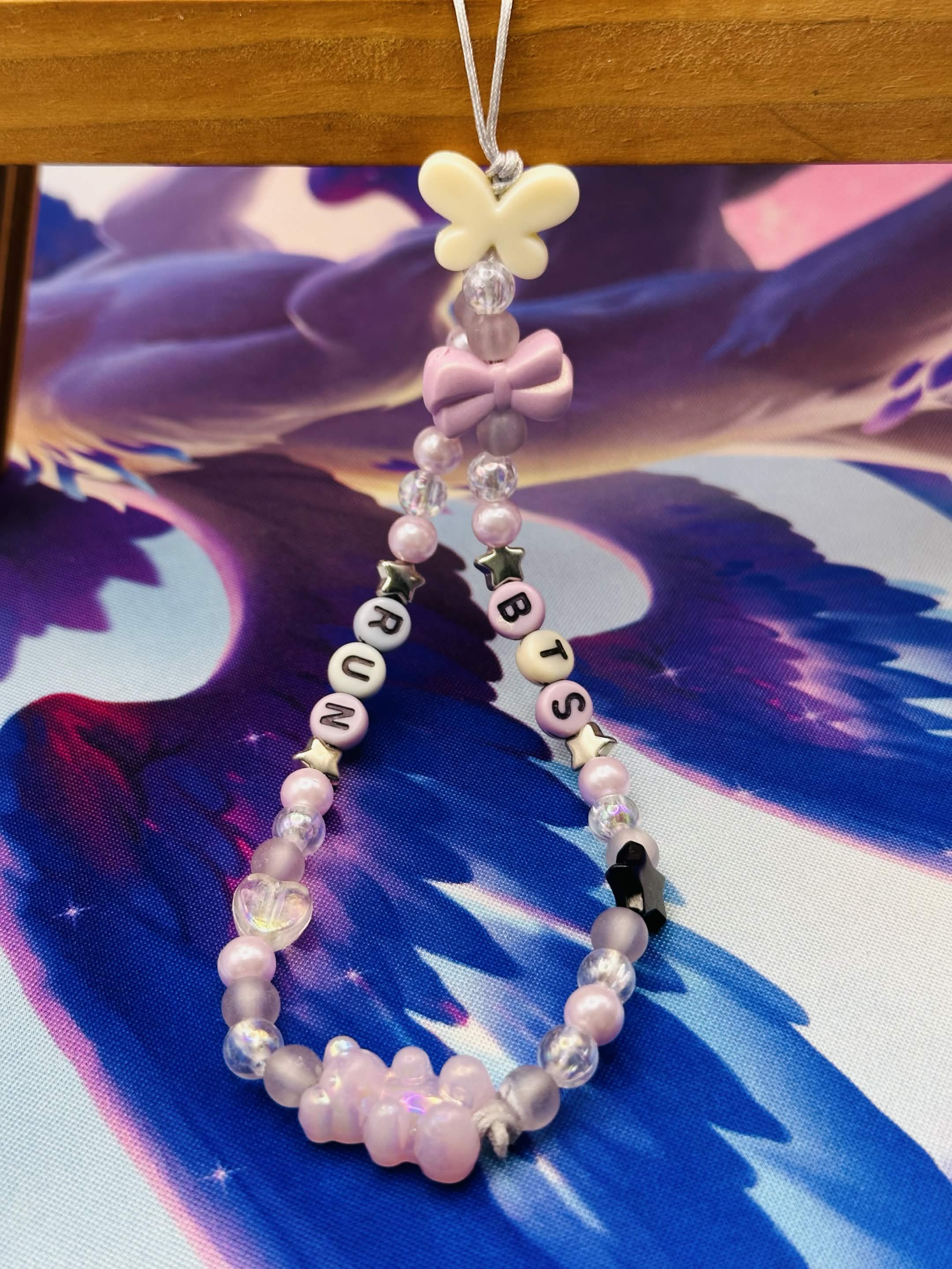 BTS - Run Beaded Phone Charm 🌟