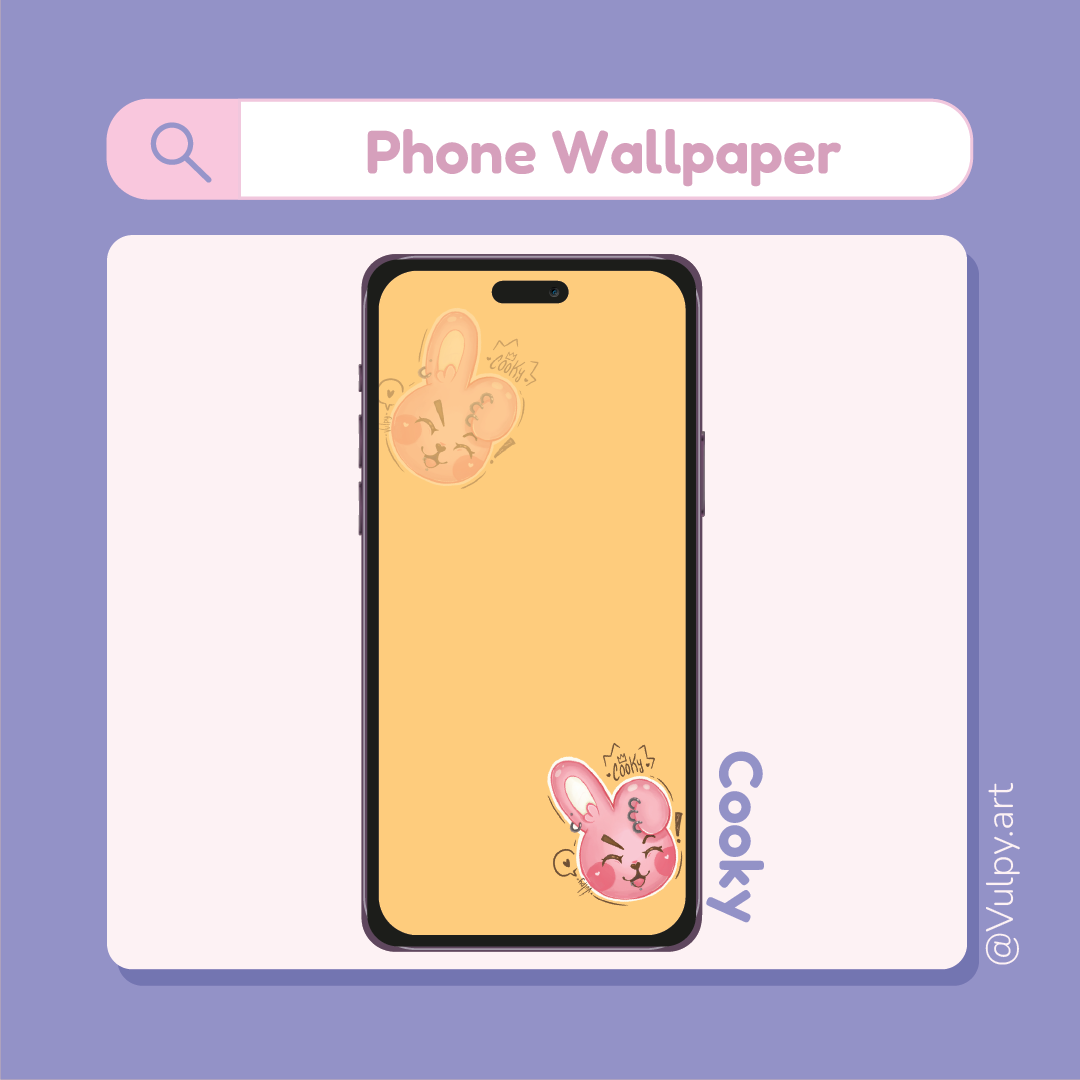 Phone Wallpaper Cooky BT21