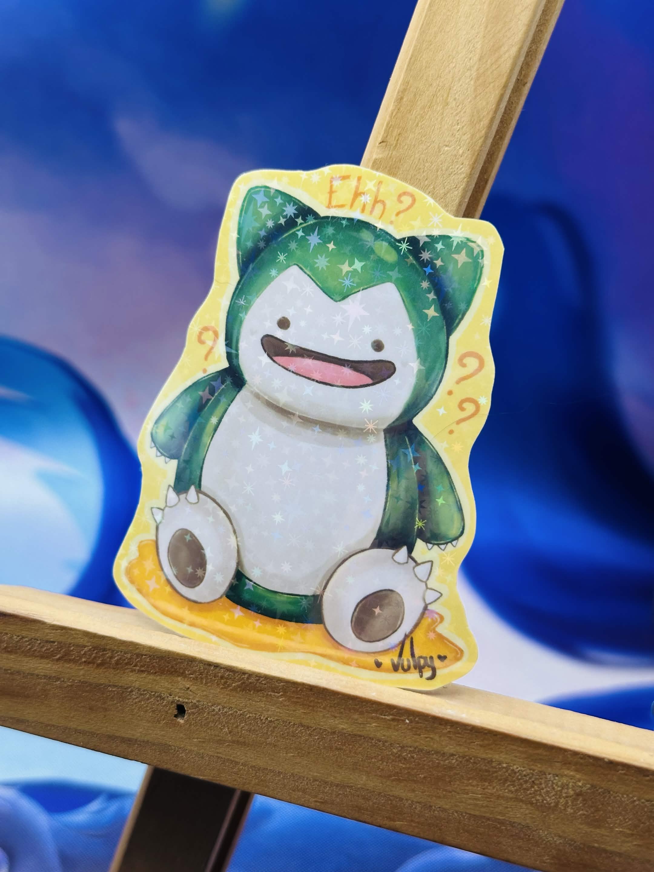 Ditto Snorlax - Sticker 💜