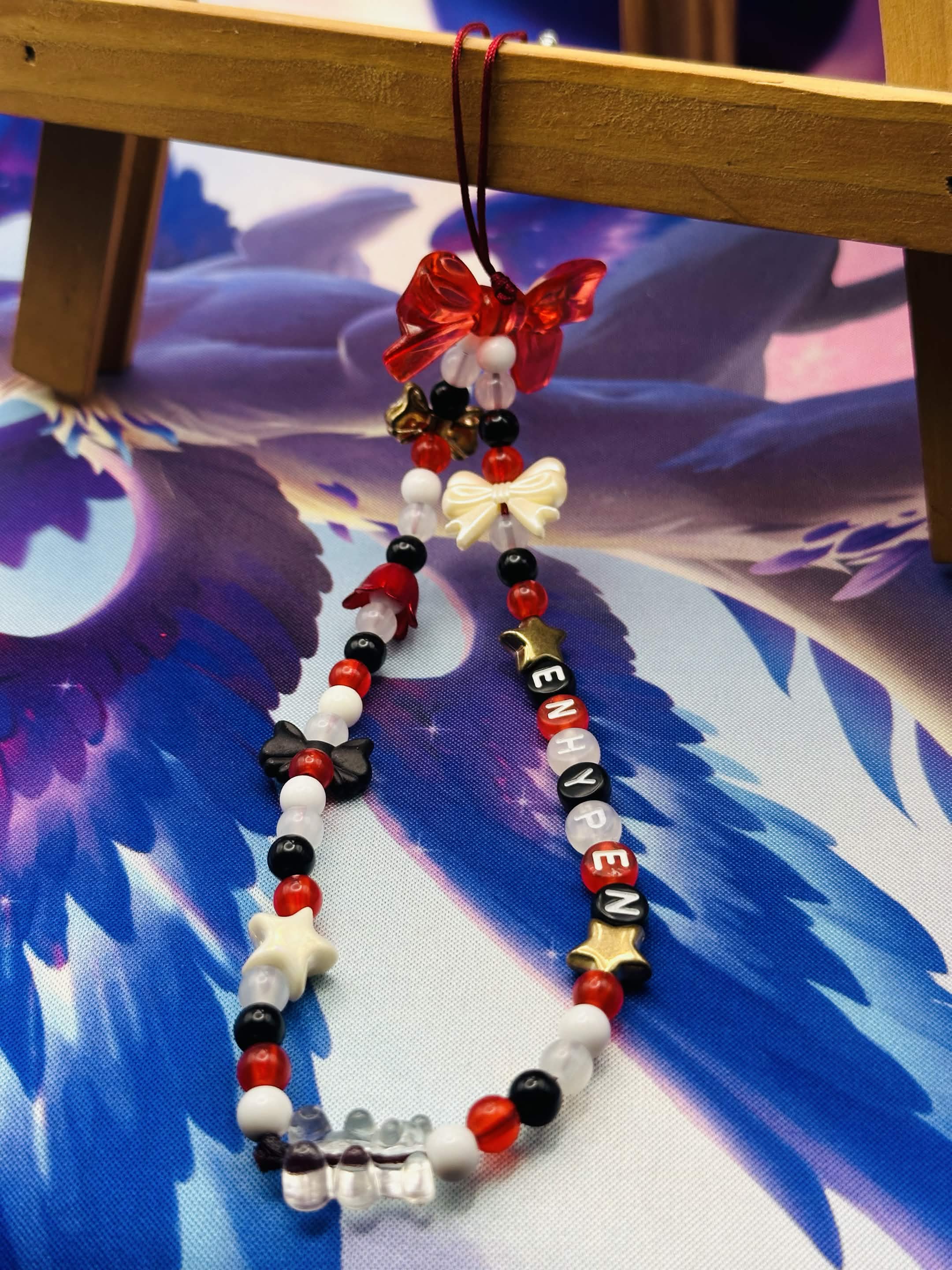 Enhypen Beaded Phone Charm 🌟