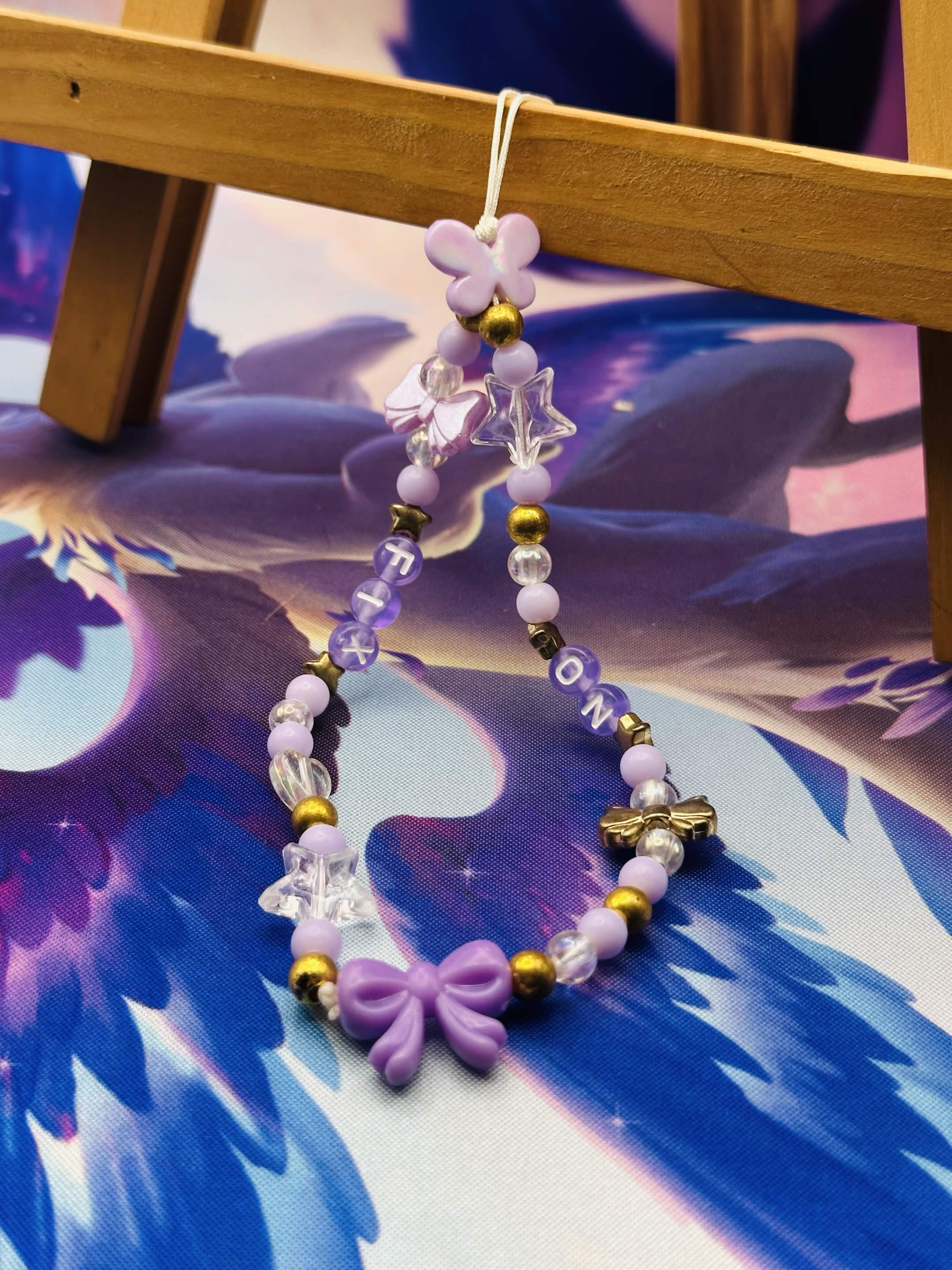 Fix On Beaded Phone Charm 🌟