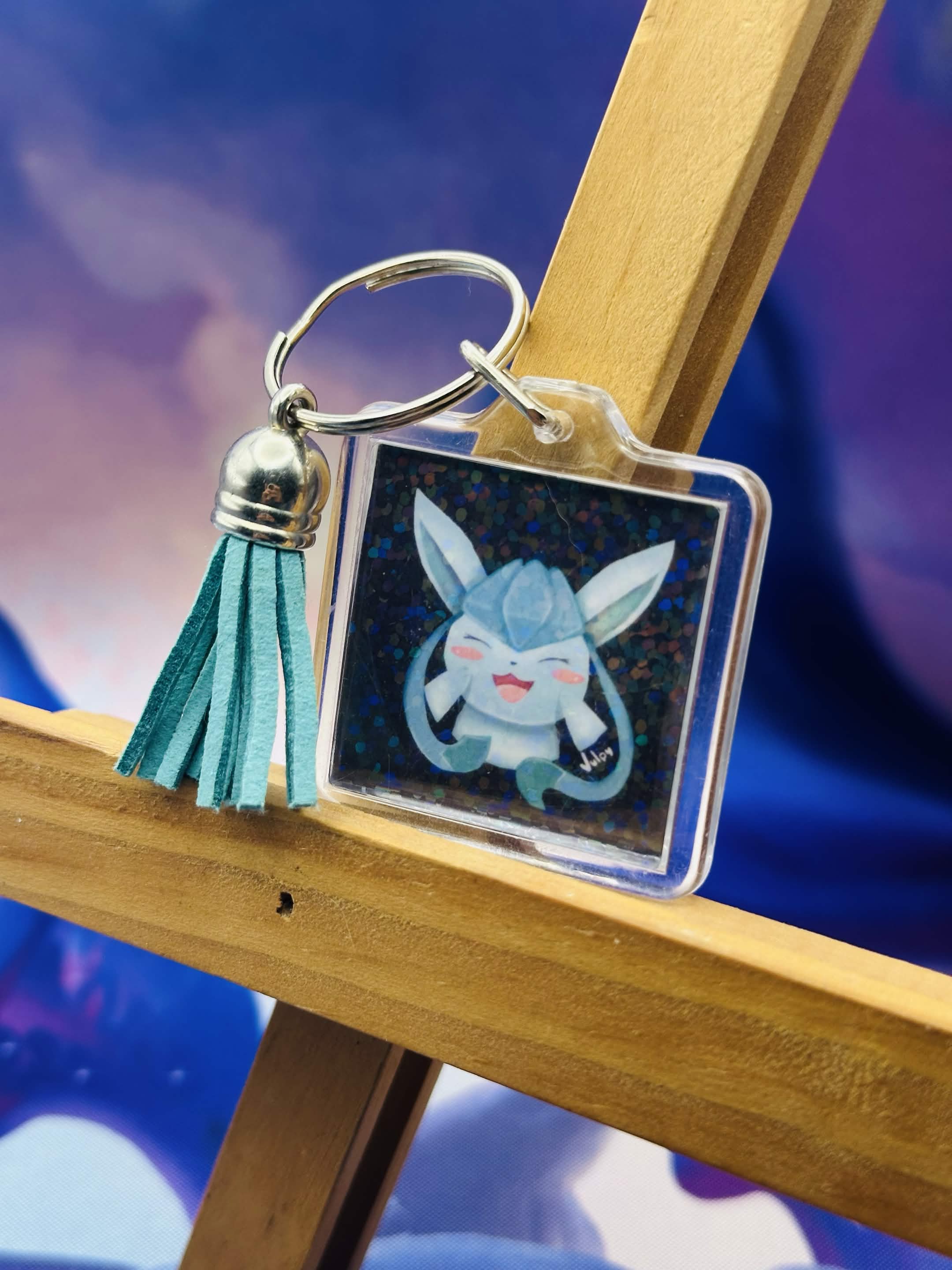 Glaceon - Keychain 💜
