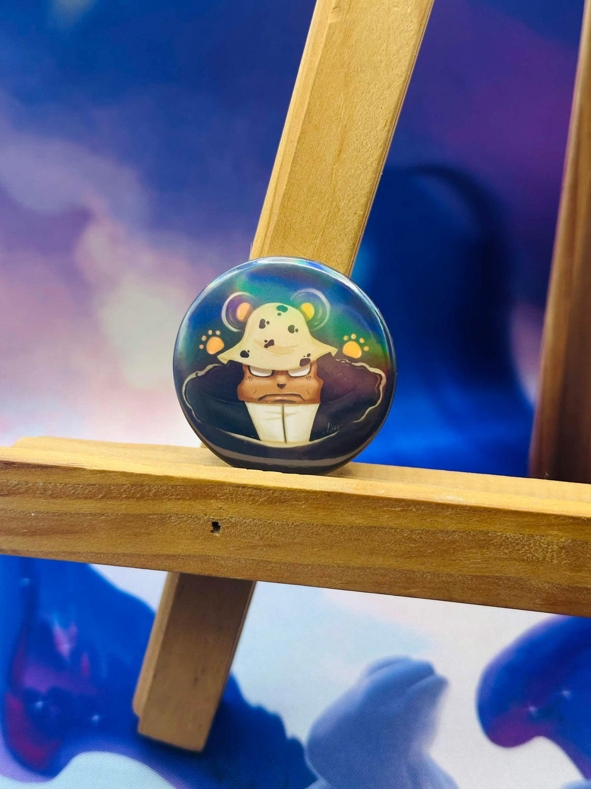 Kuma - Button Pin 💜