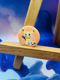 Mimikyu and Mew- Button Pin 💜