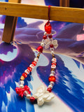 Red Velvet Beaded Phone Charm 🌟