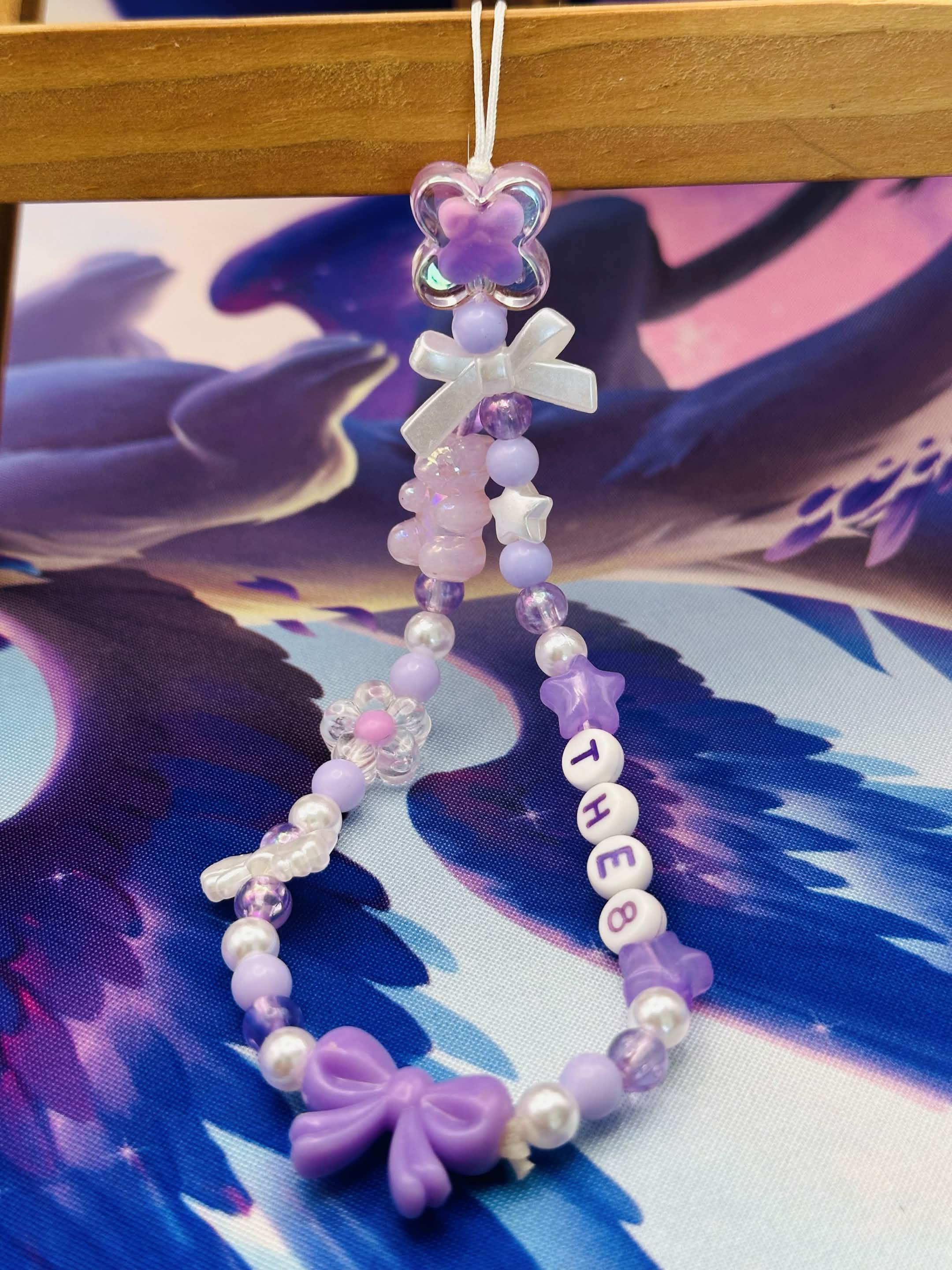 The8 Beaded Phone Charm 🌟