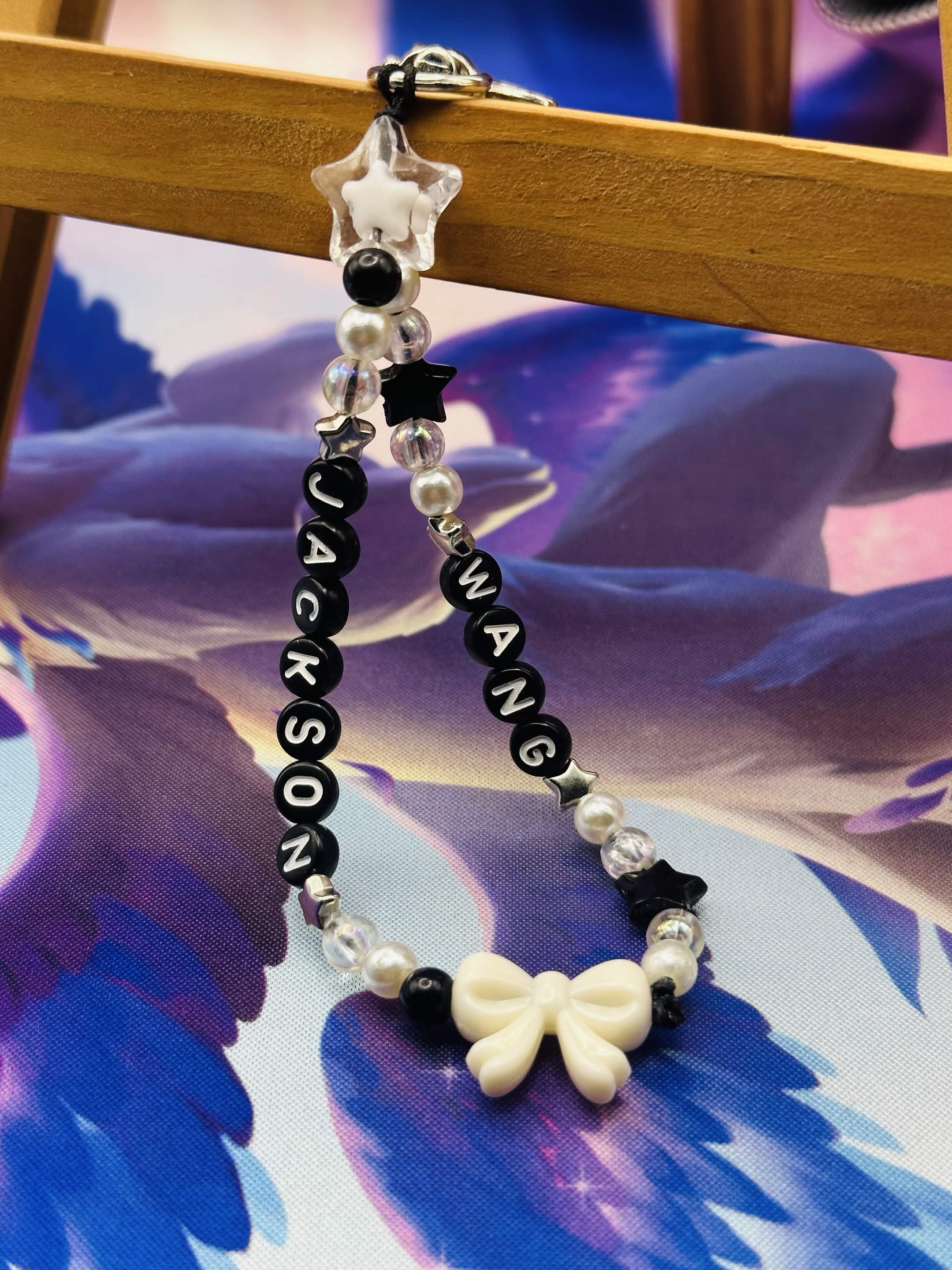 Jackson Wang Beaded Keychain 🌟