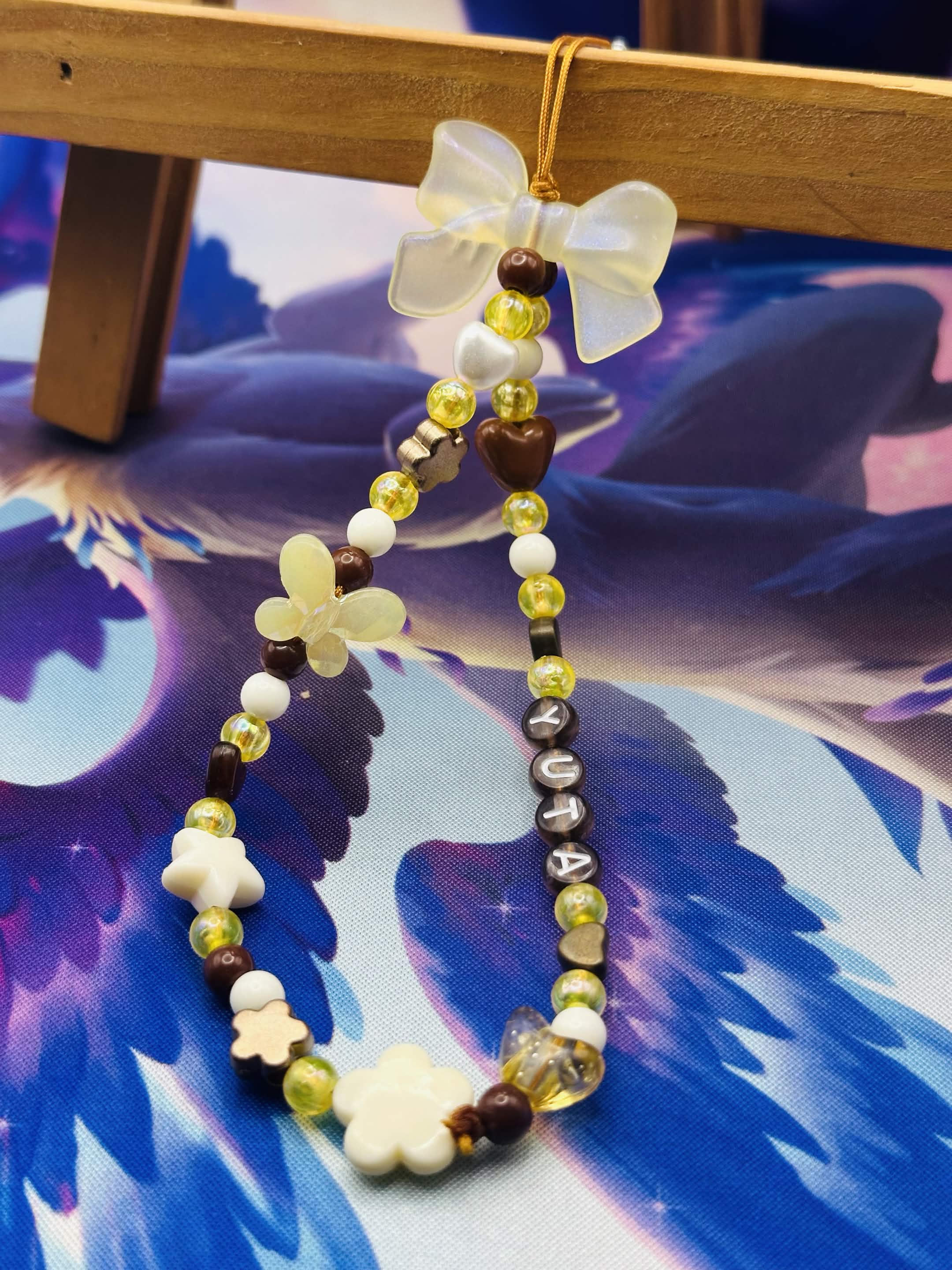 Yuta Beaded Phone Charm 🌟